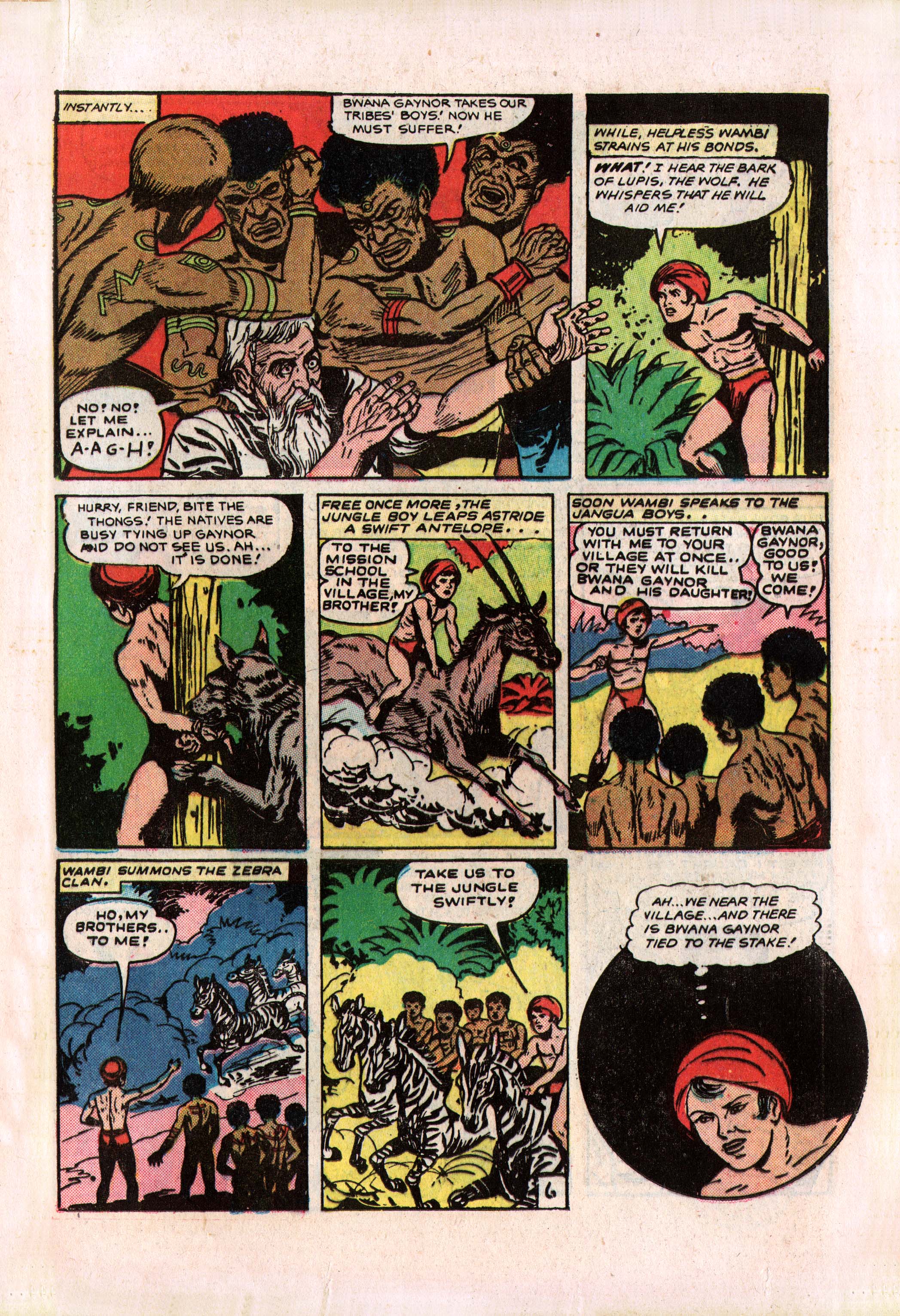 Read online Wambi Jungle Boy comic -  Issue #8 - 21