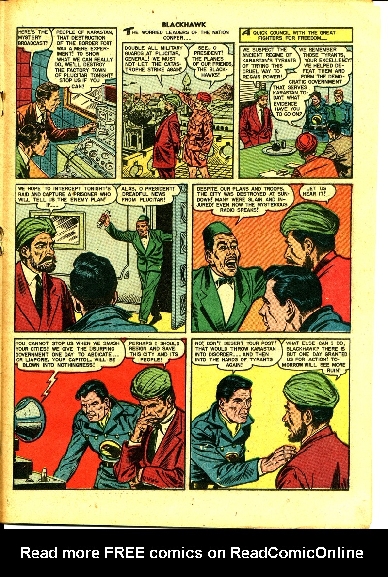 Read online Blackhawk (1957) comic -  Issue #42 - 27