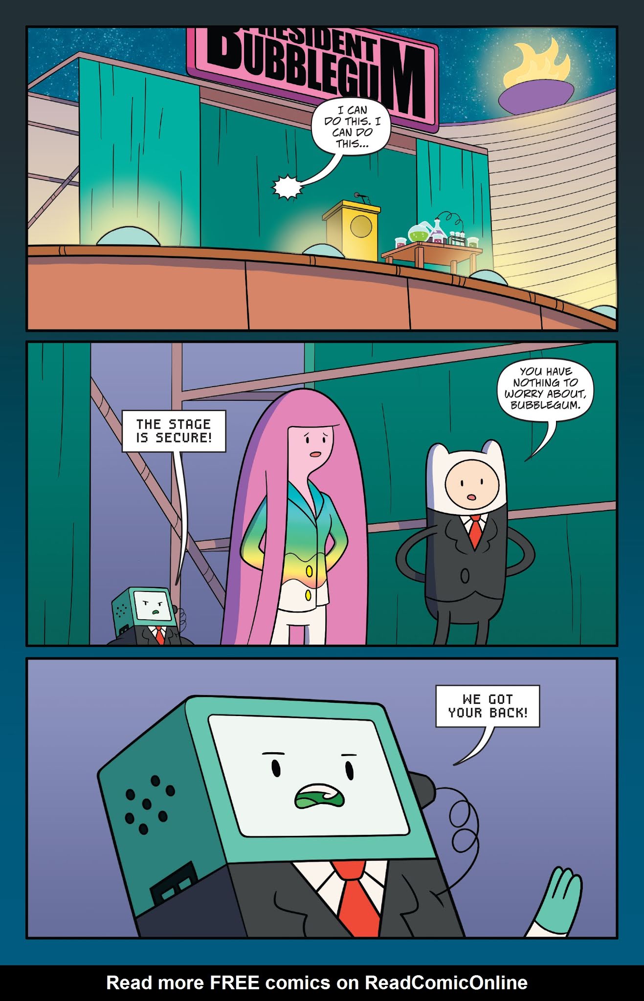 Read online Adventure Time: President Bubblegum comic -  Issue # TPB - 110