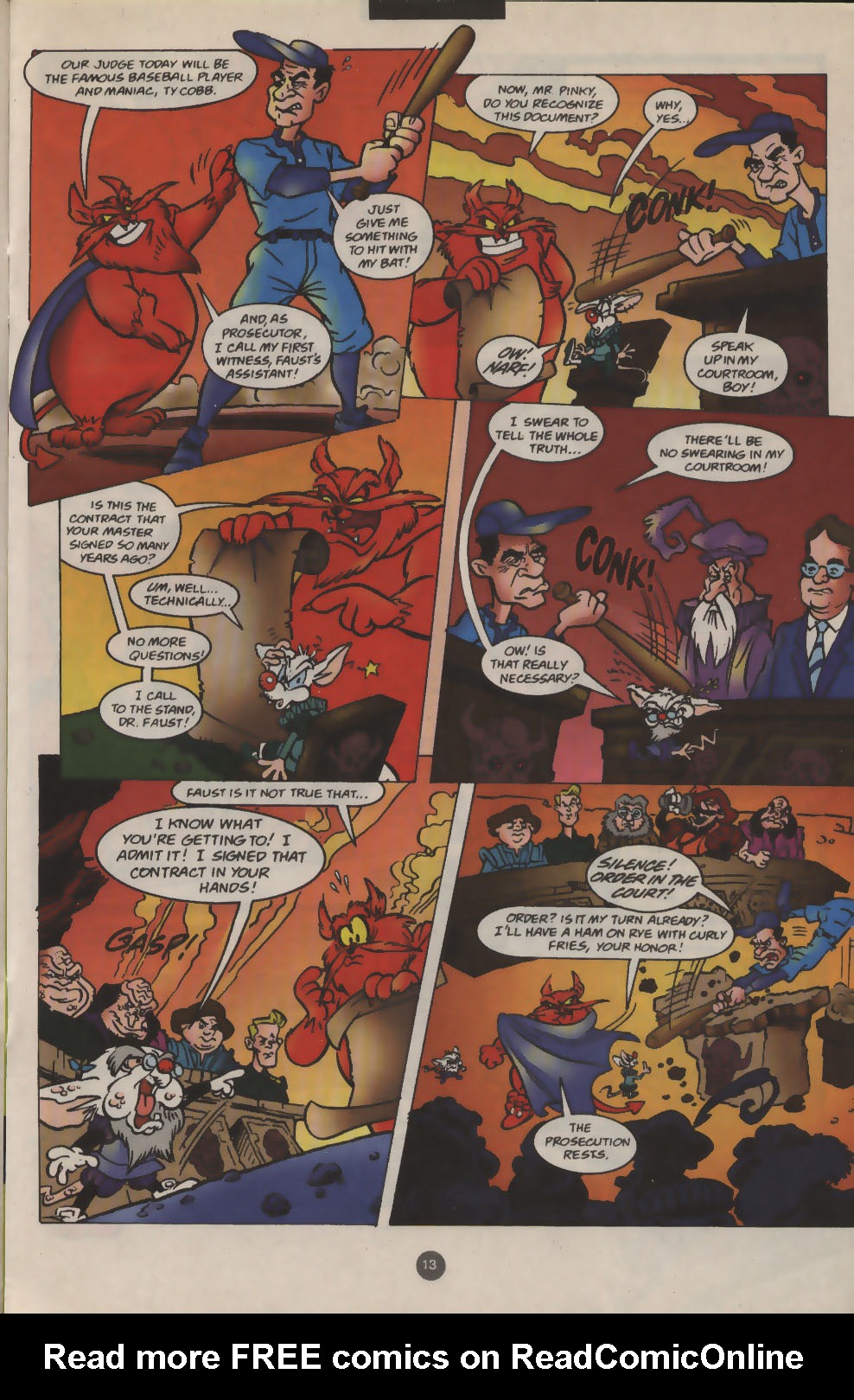 Read online Pinky and The Brain comic -  Issue #7 - 12