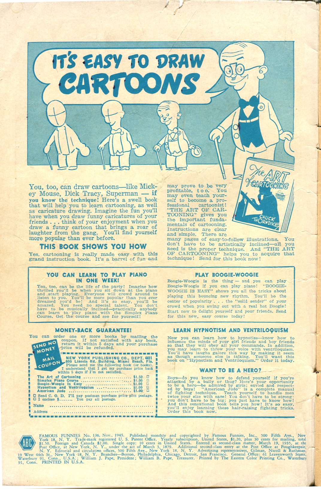 Read online Famous Funnies comic -  Issue #136 - 2