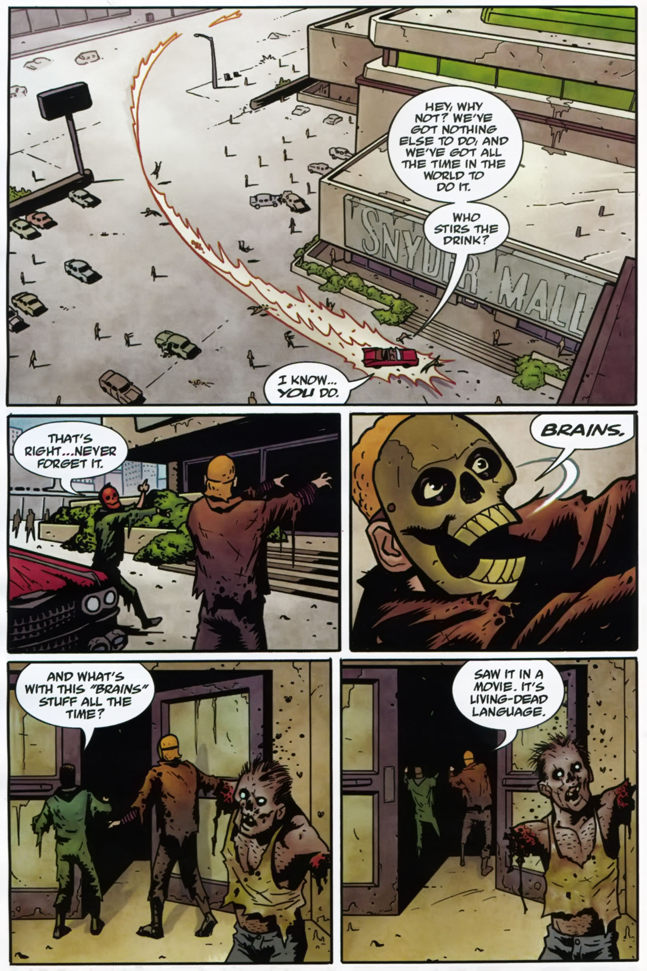 Read online Living With The Dead comic -  Issue #1 - 16