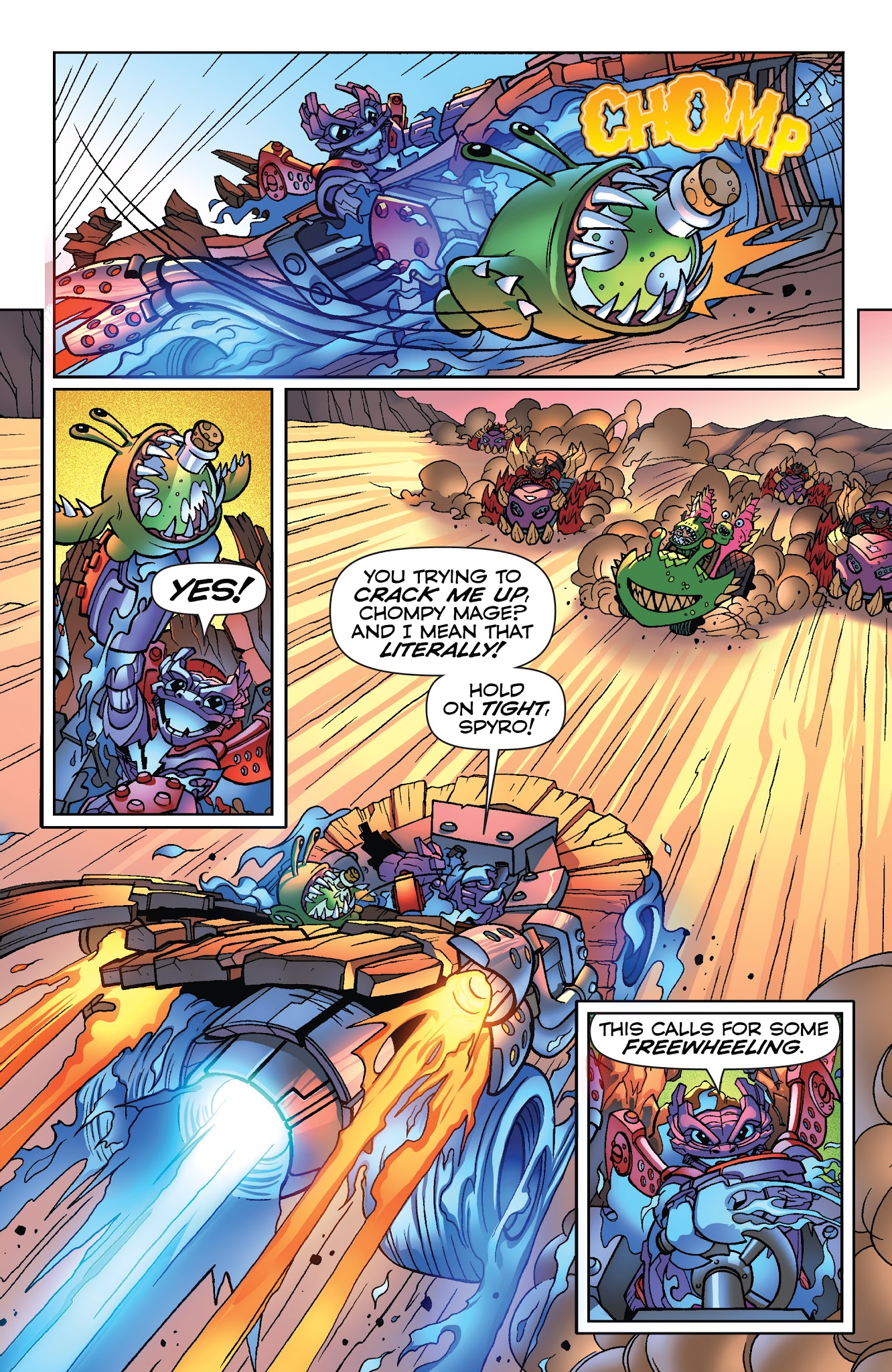 Read online Skylanders Quarterly-Spyro & Friends: Biting Back comic -  Issue # Full - 13