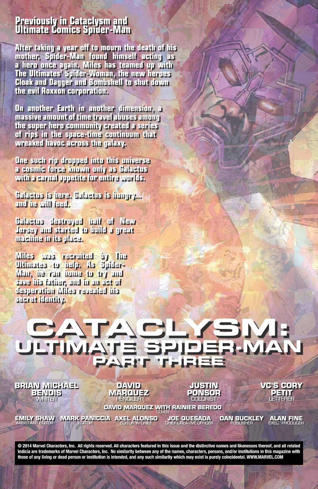 Cataclysm: Ultimate Spider-Man issue 3 - Page 2