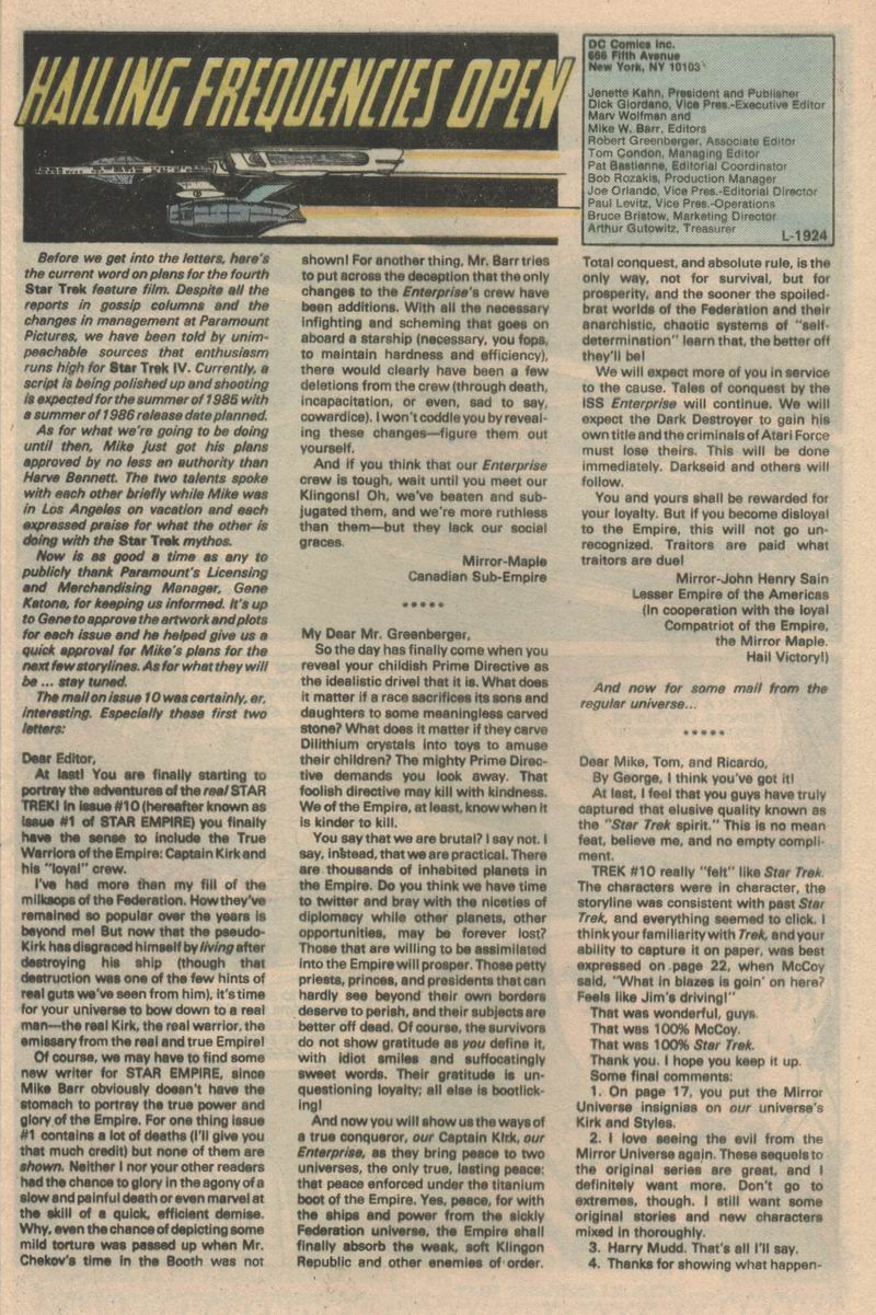 Read online Star Trek (1984) comic -  Issue #14 - 24