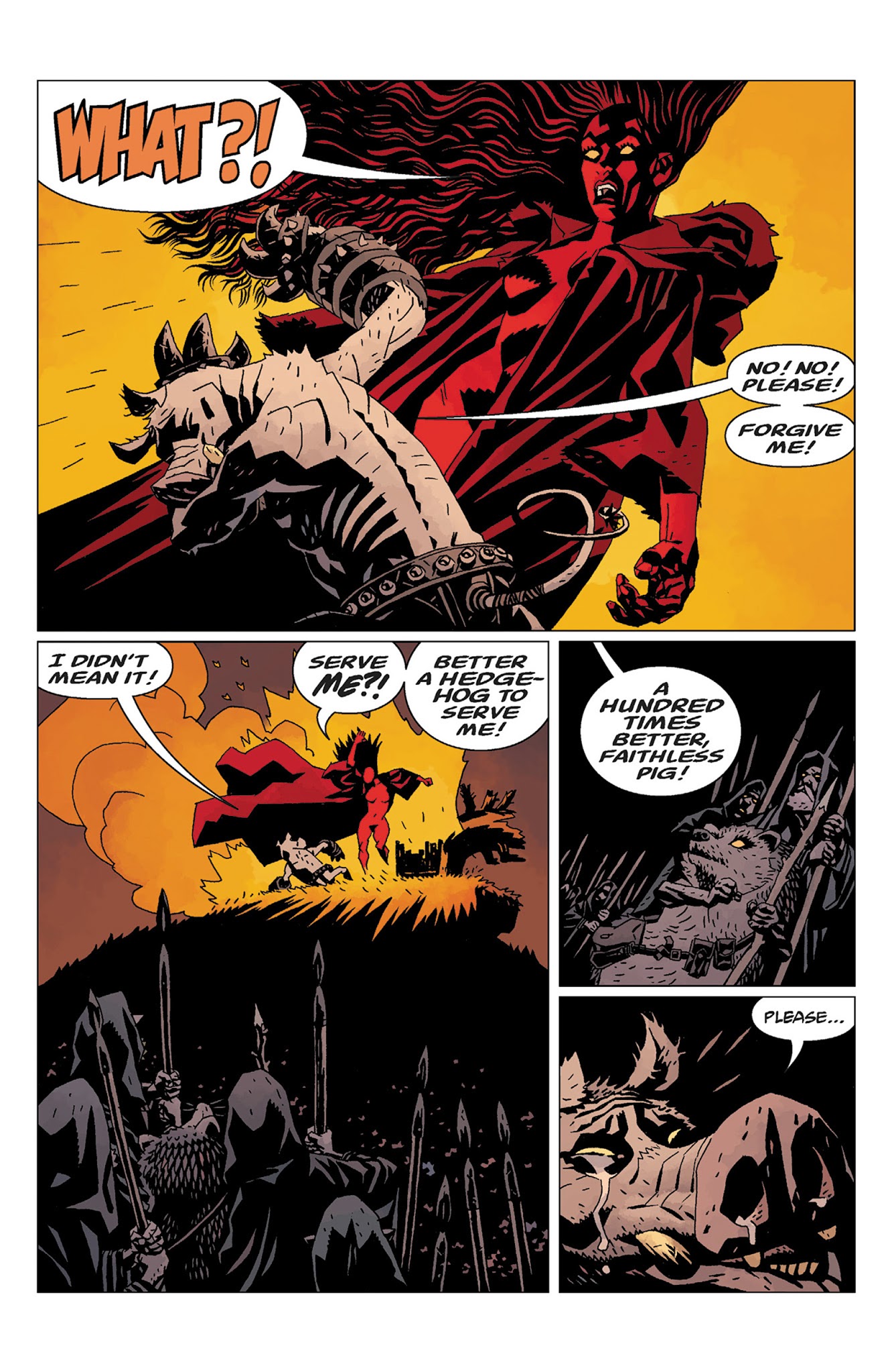 Read online Hellboy: The Wild Hunt comic -  Issue # TPB - 171