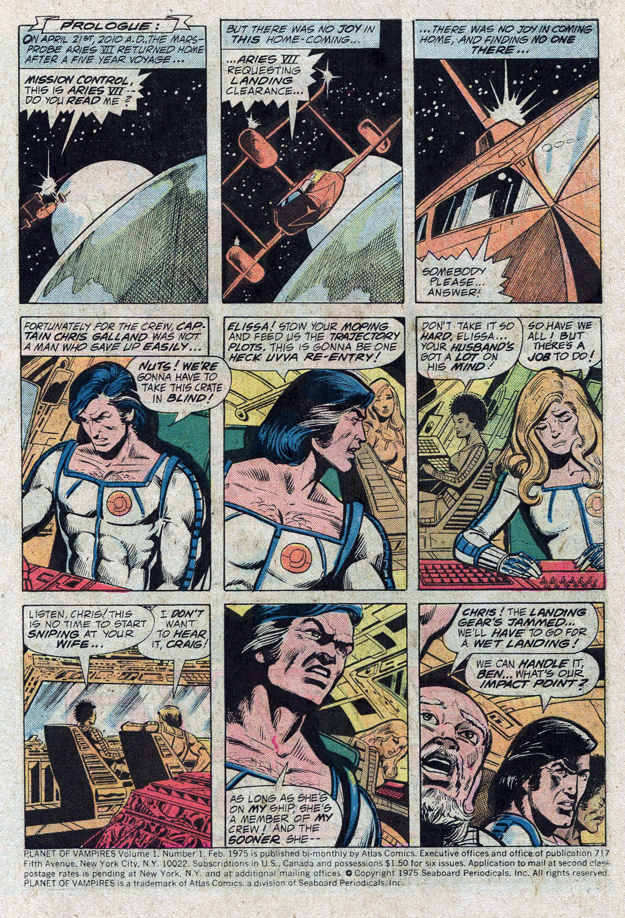 Read online Planet of Vampires comic -  Issue #1 - 3