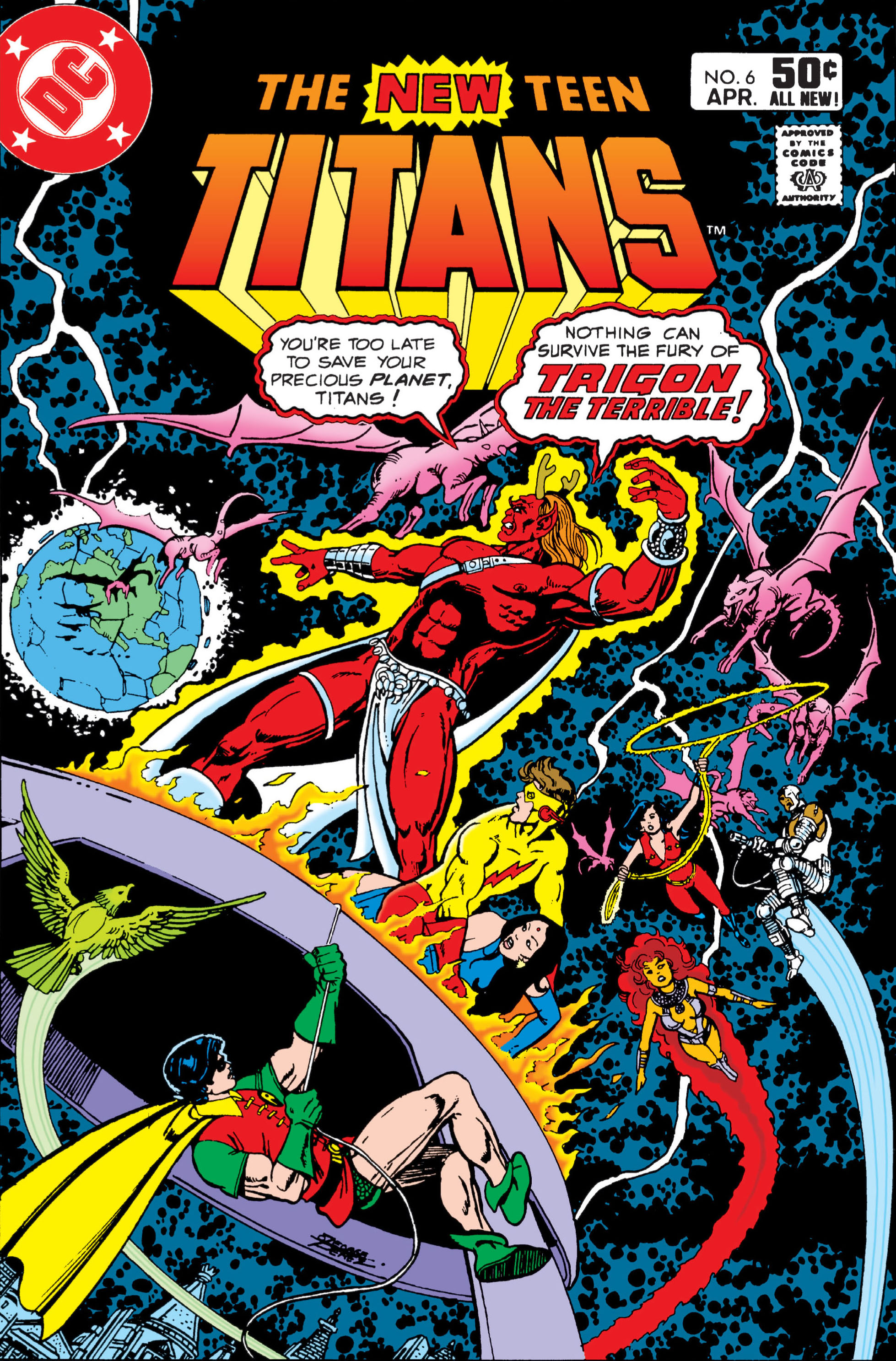 Read online The New Teen Titans (1980) comic -  Issue #6 - 1