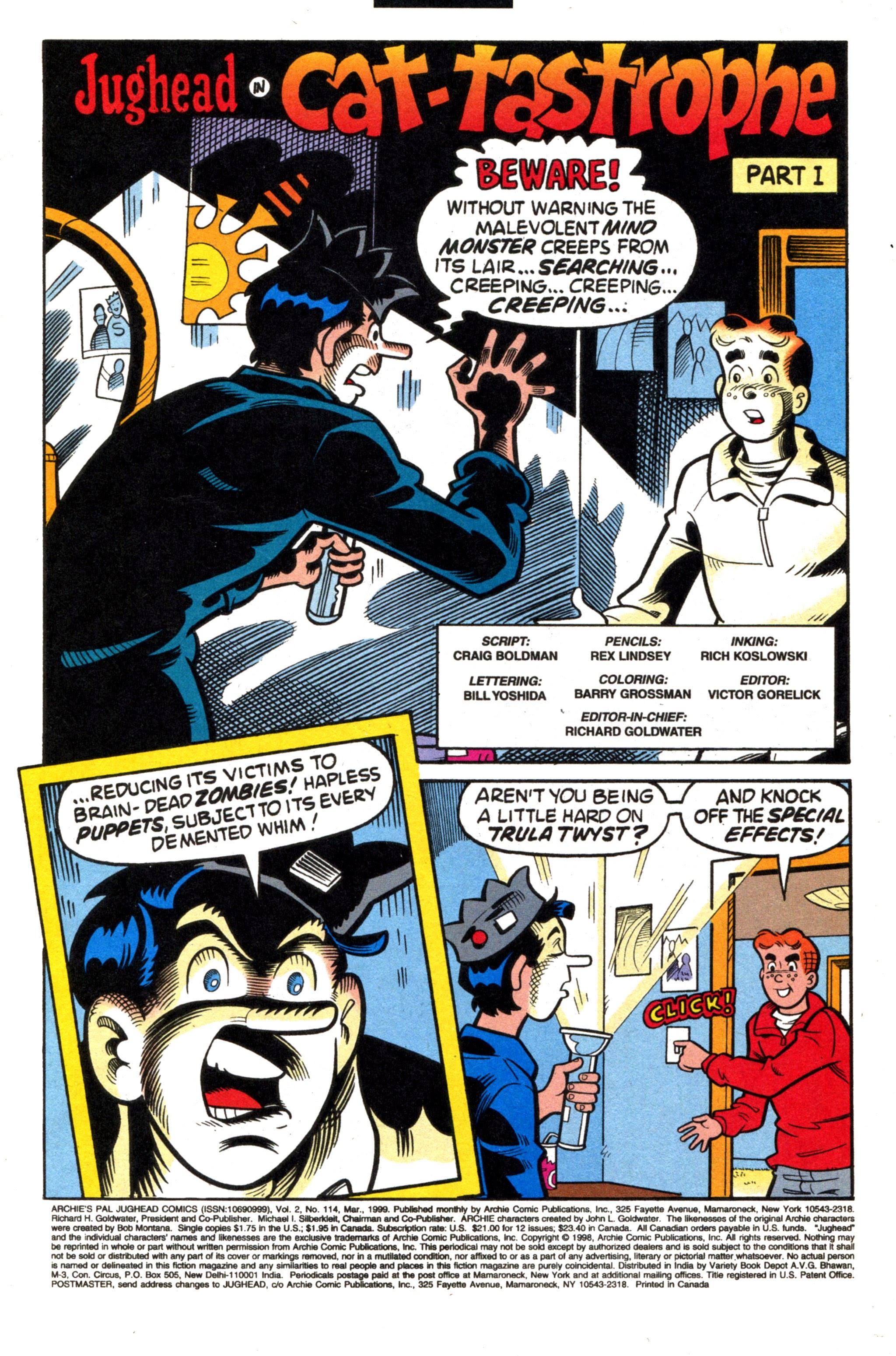 Read online Archie's Pal Jughead Comics comic -  Issue #114 - 3