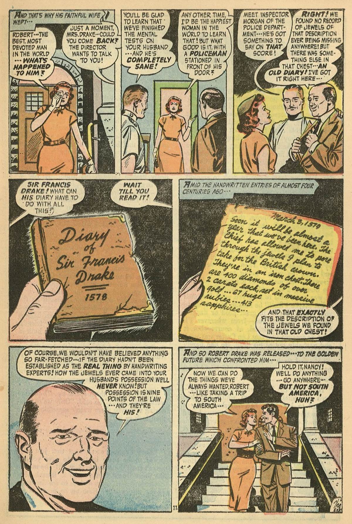 Read online Adventures Into The Unknown comic -  Issue #75 - 13