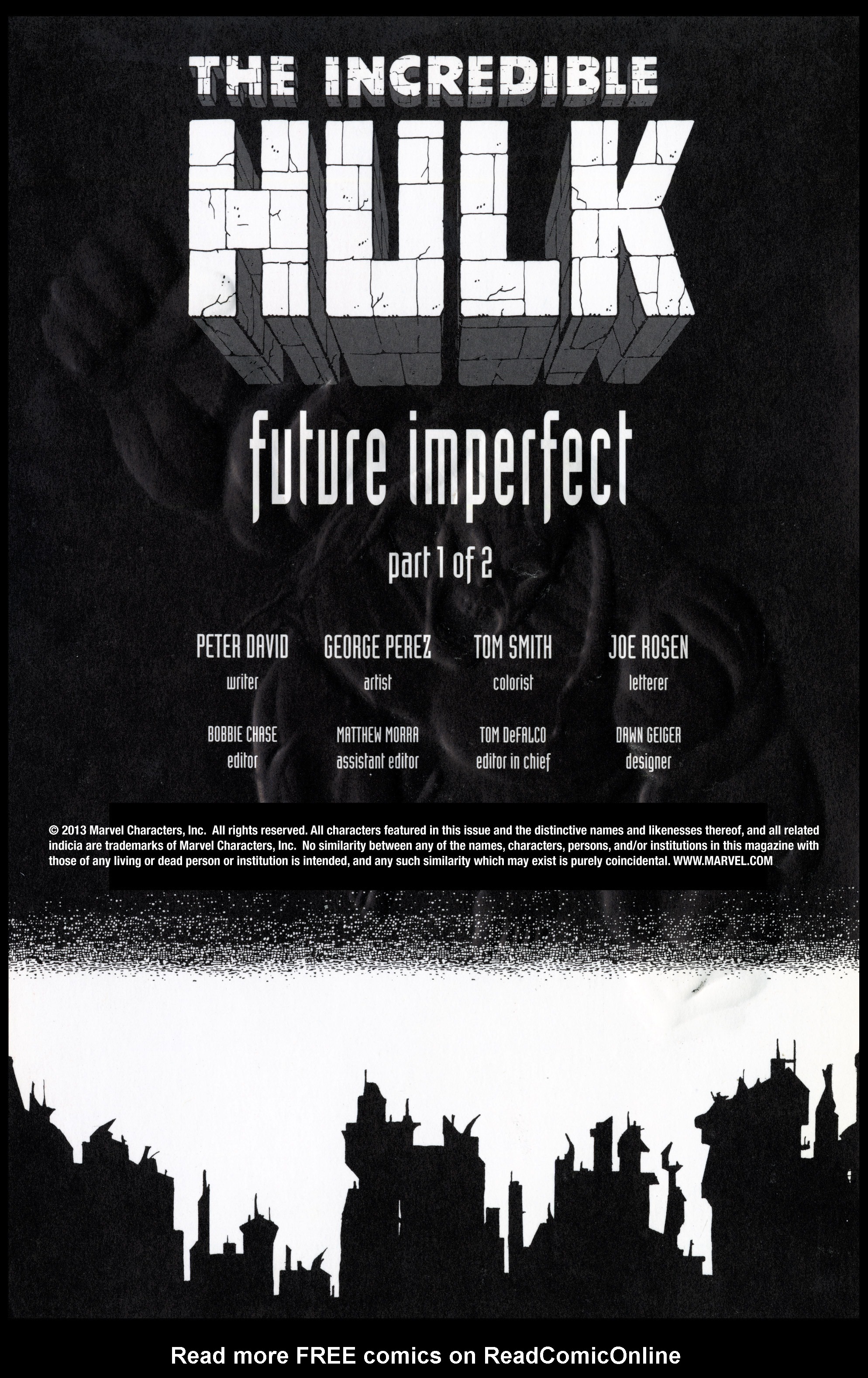 Read online Hulk: Future Imperfect comic -  Issue #1 - 2