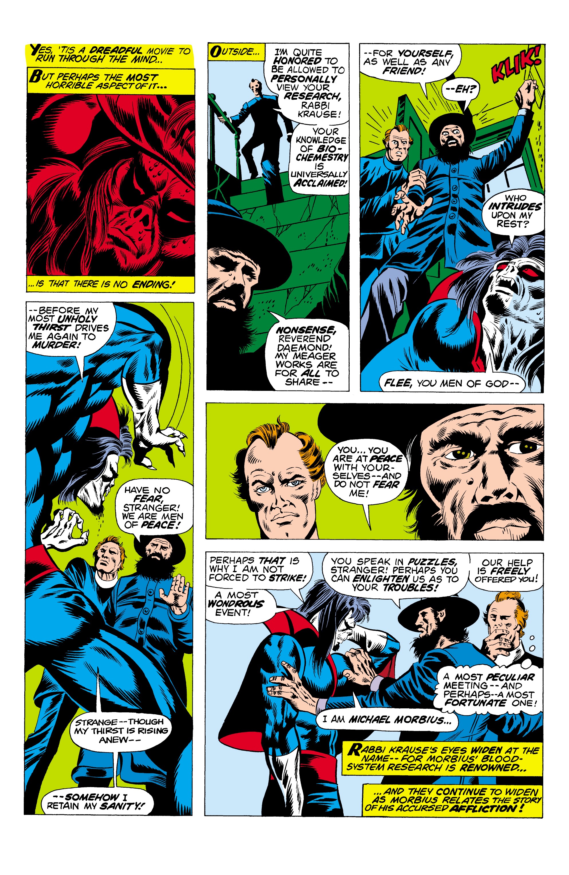 Read online Morbius: Preludes and Nightmares comic -  Issue # TPB - 111