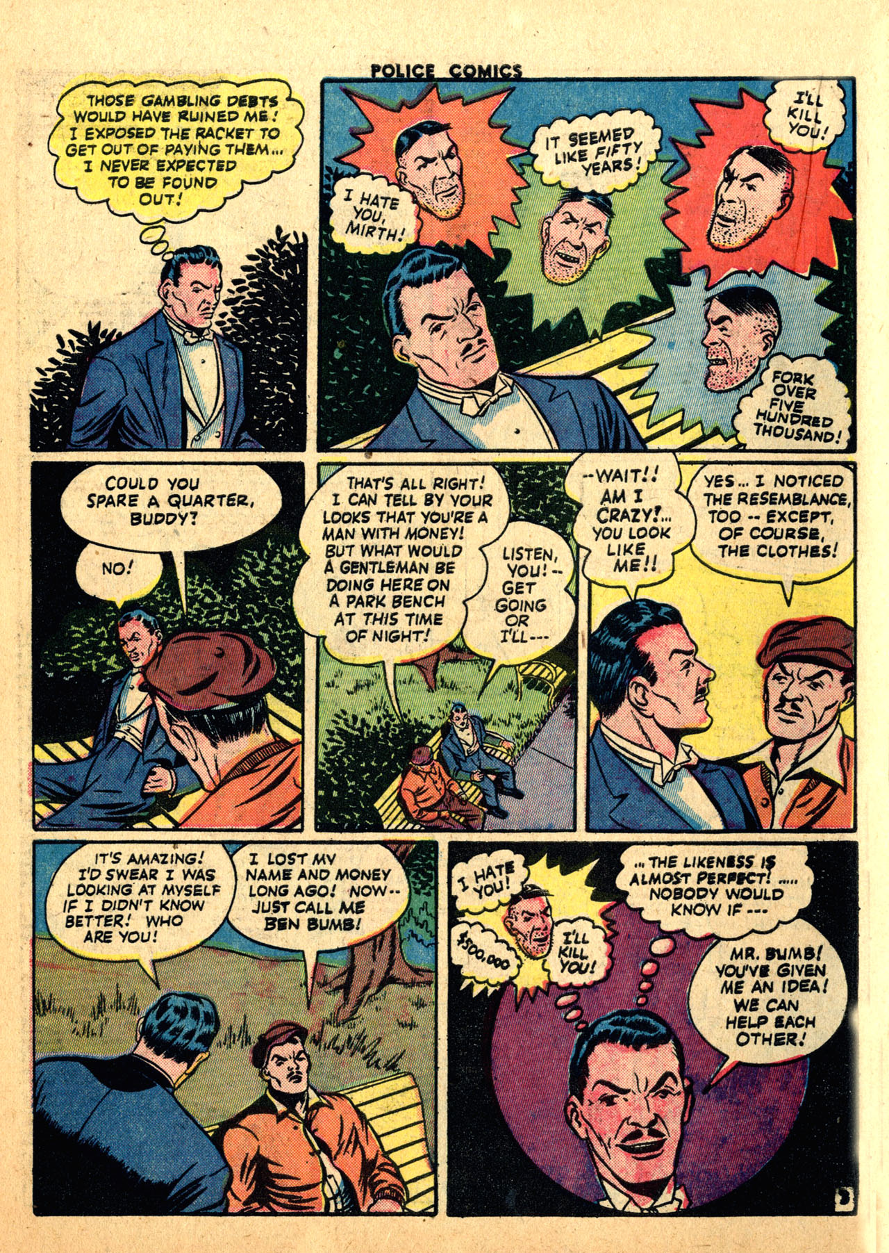 Read online Police Comics comic -  Issue #27 - 32