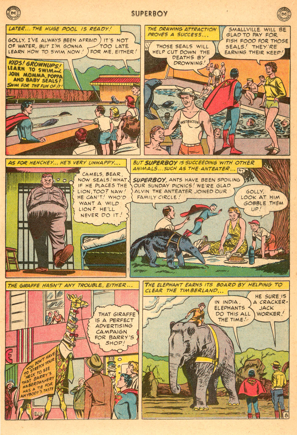 Read online Superboy (1949) comic -  Issue #5 - 21