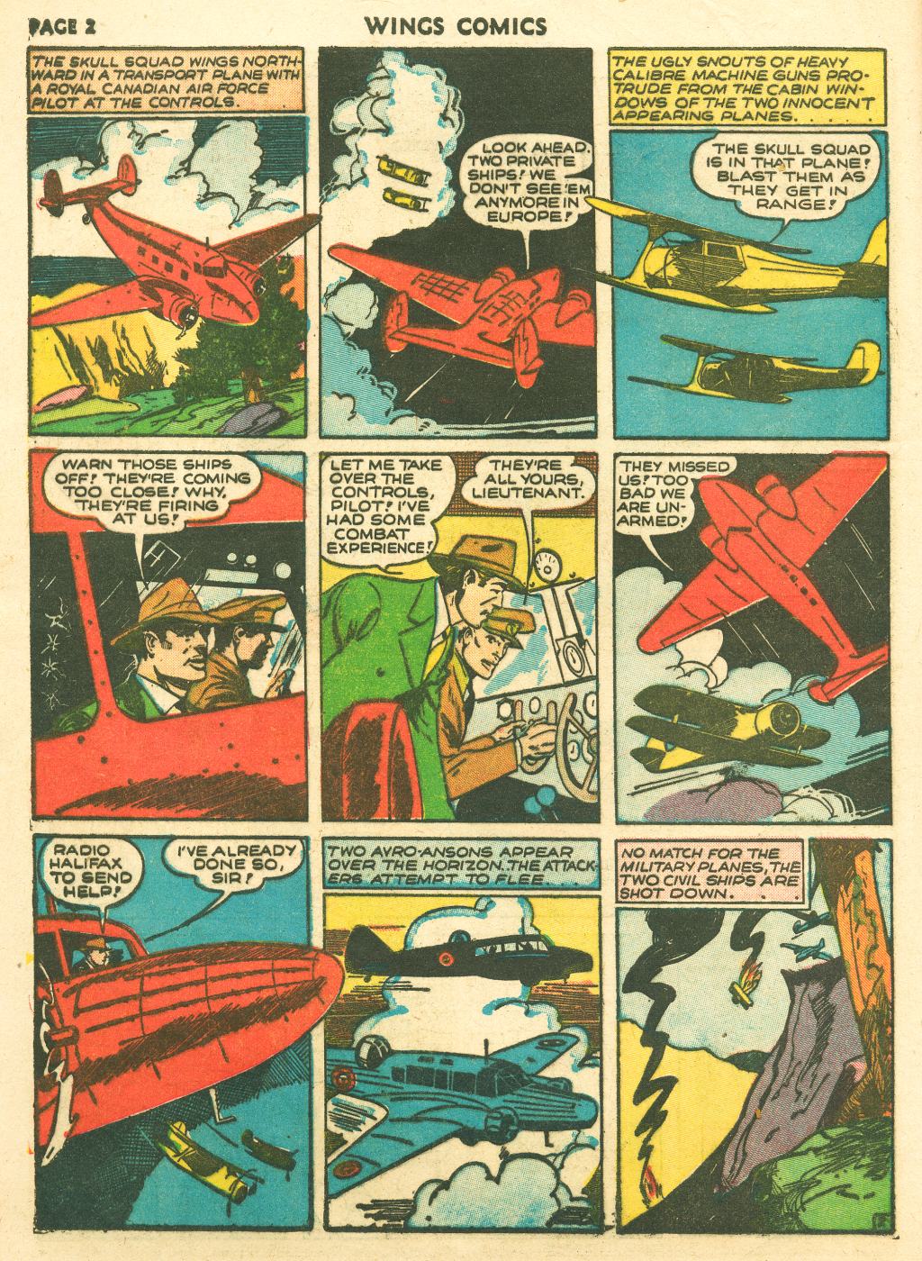 Read online Wings Comics comic -  Issue #10 - 4