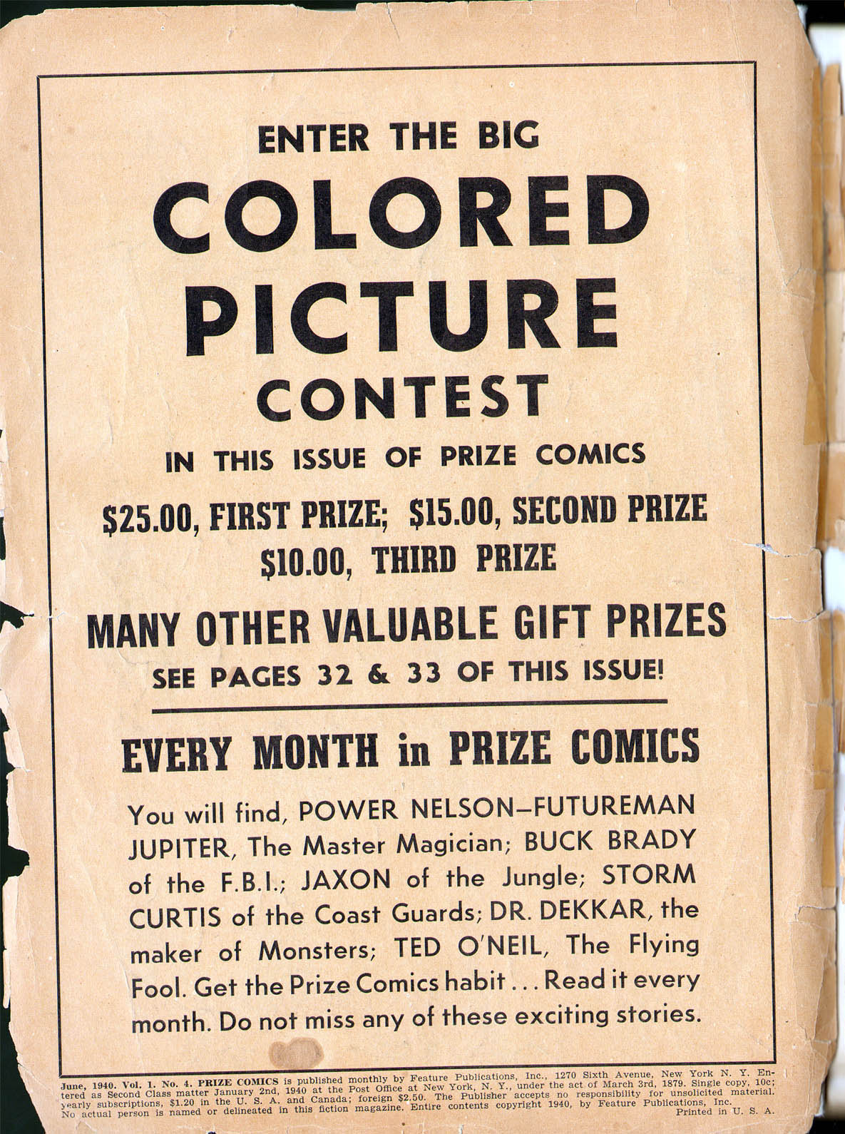 Read online Prize Comics comic -  Issue #4 - 2