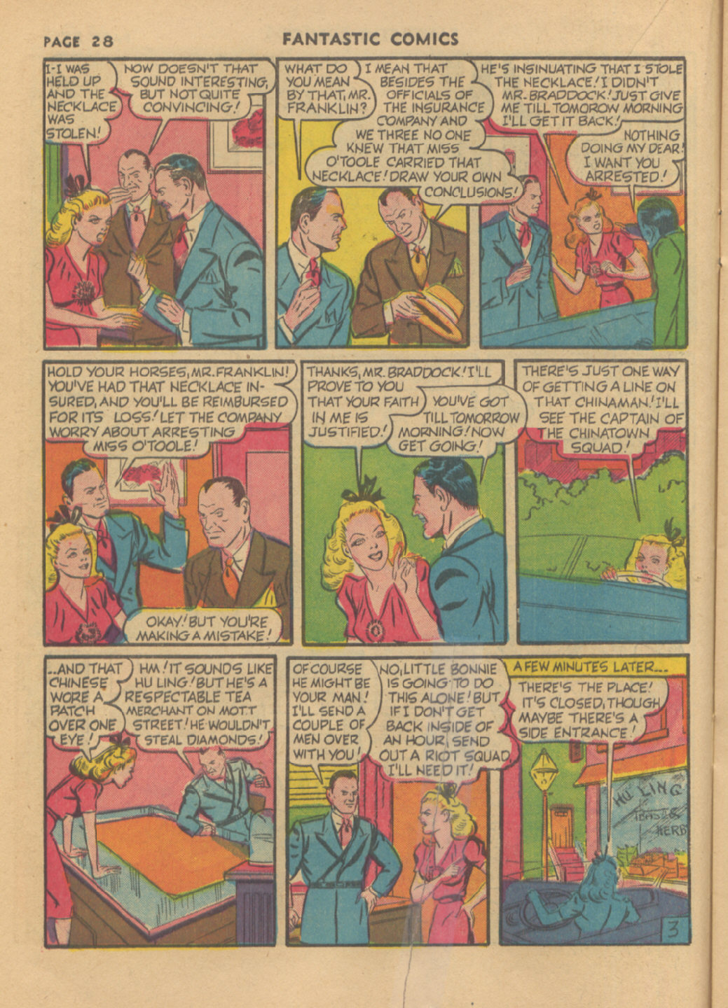 Read online Fantastic Comics comic -  Issue #23 - 29