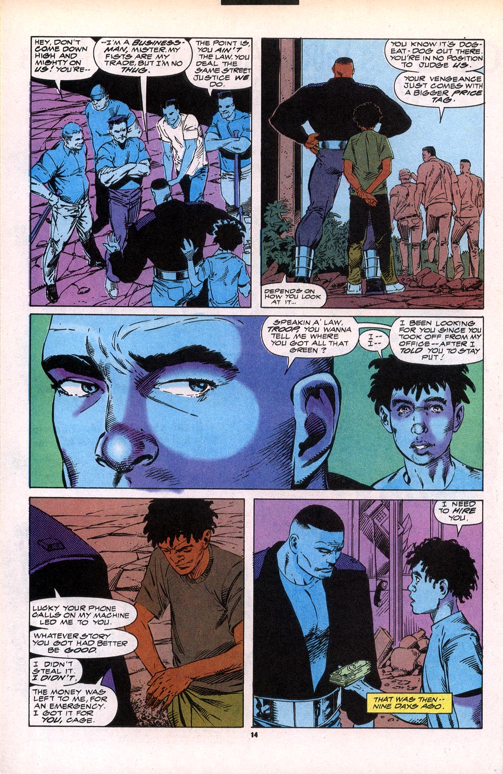 Read online Cage (1992) comic -  Issue #5 - 12