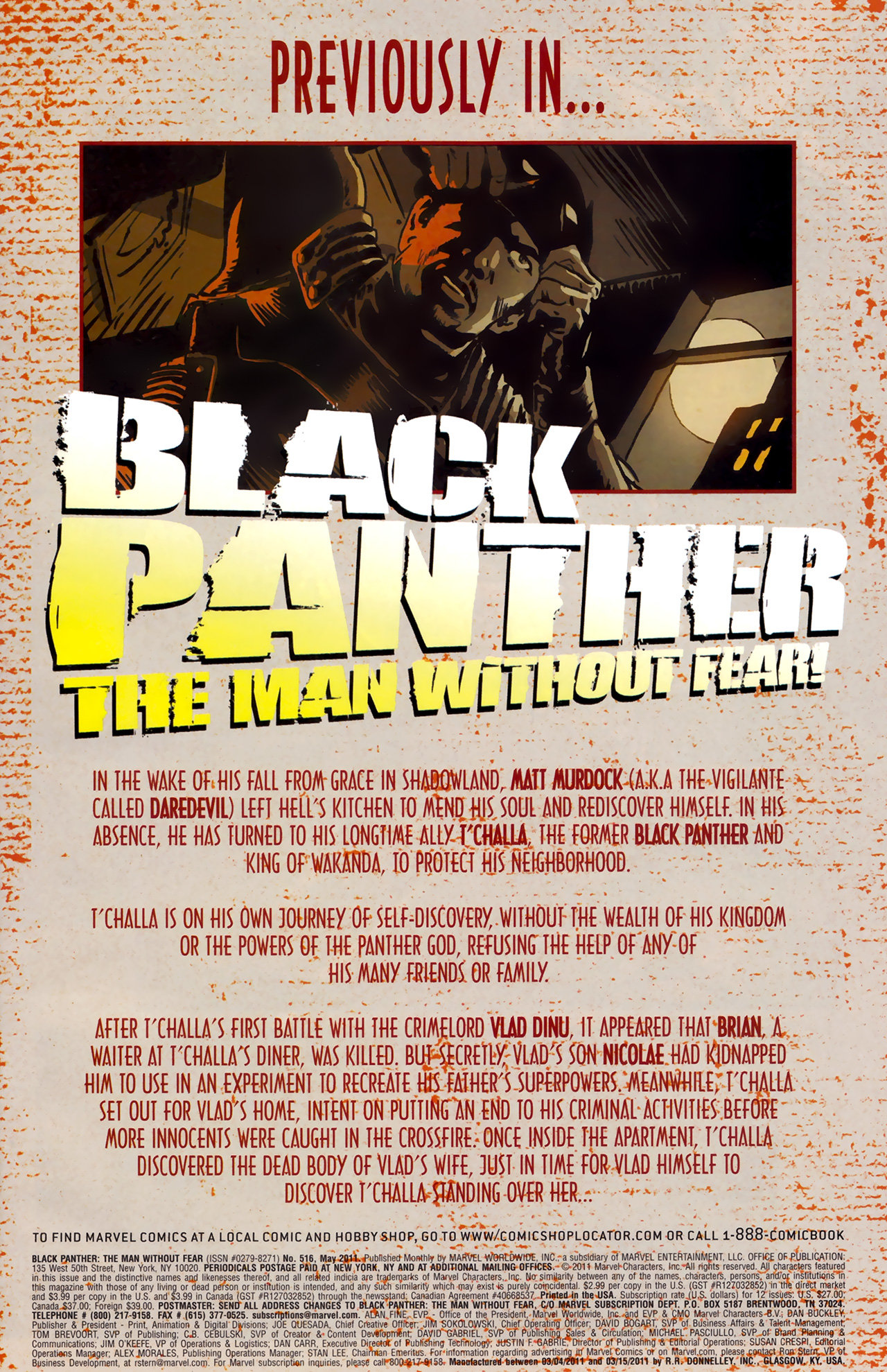 Read online Black Panther: The Man Without Fear comic -  Issue #516 - 3