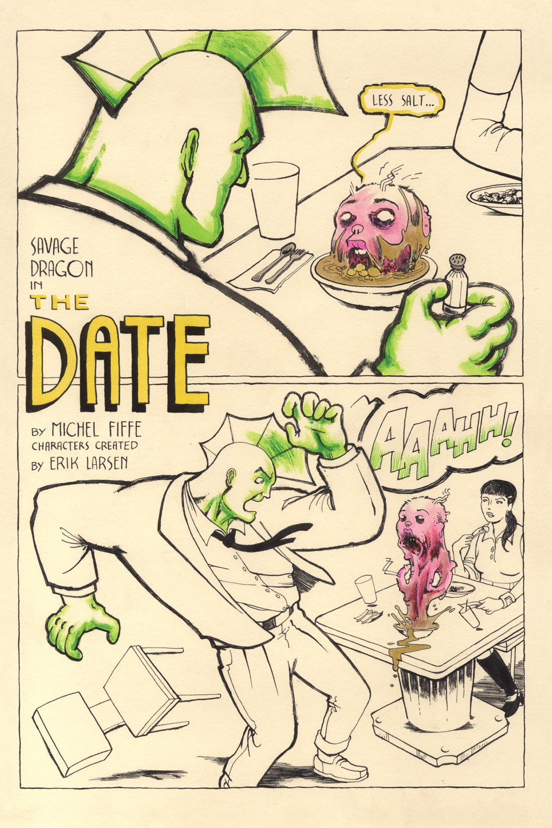 Read online Twisted Savage Dragon Funnies comic -  Issue # TPB - 7