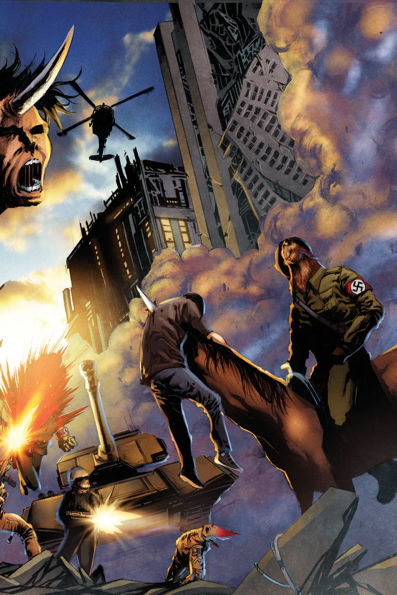 Read online Nazi Werewolves from Outer Space comic -  Issue #5 - 15