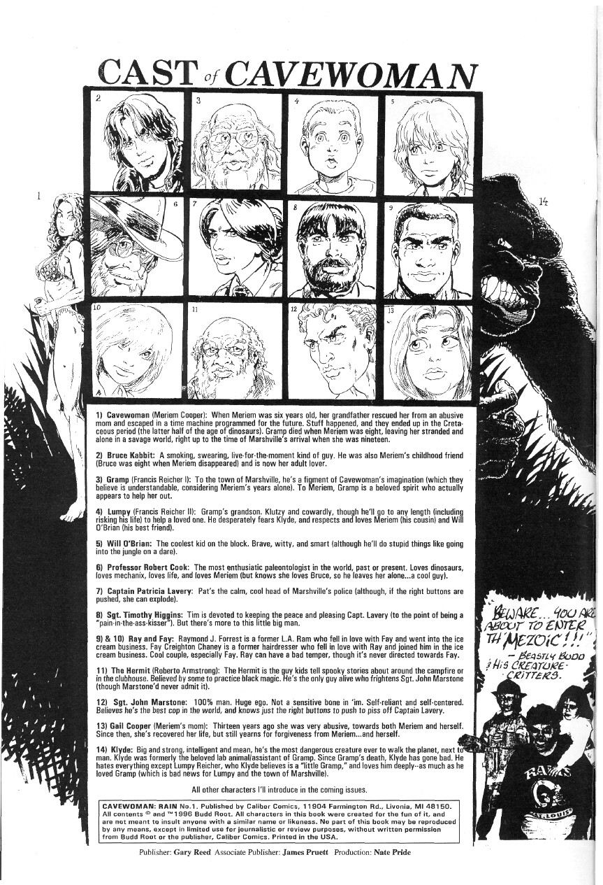 Read online Cavewoman: Rain comic -  Issue #1 - 3