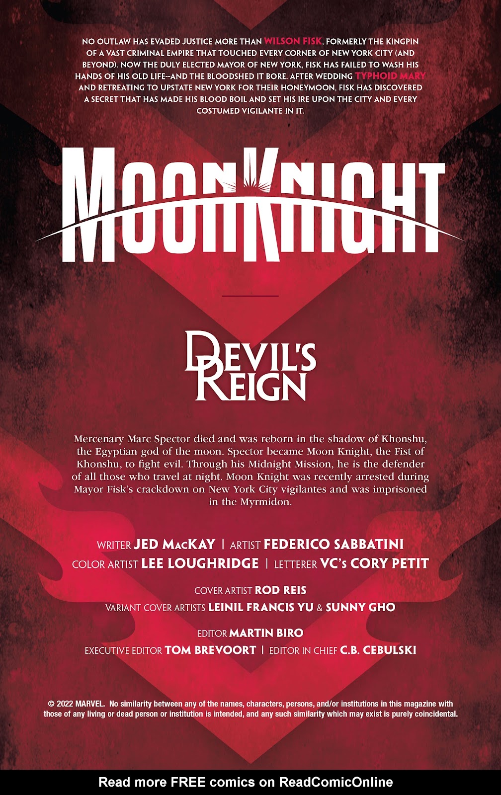 Devil's Reign: Moon Knight issue 1 - Page 2