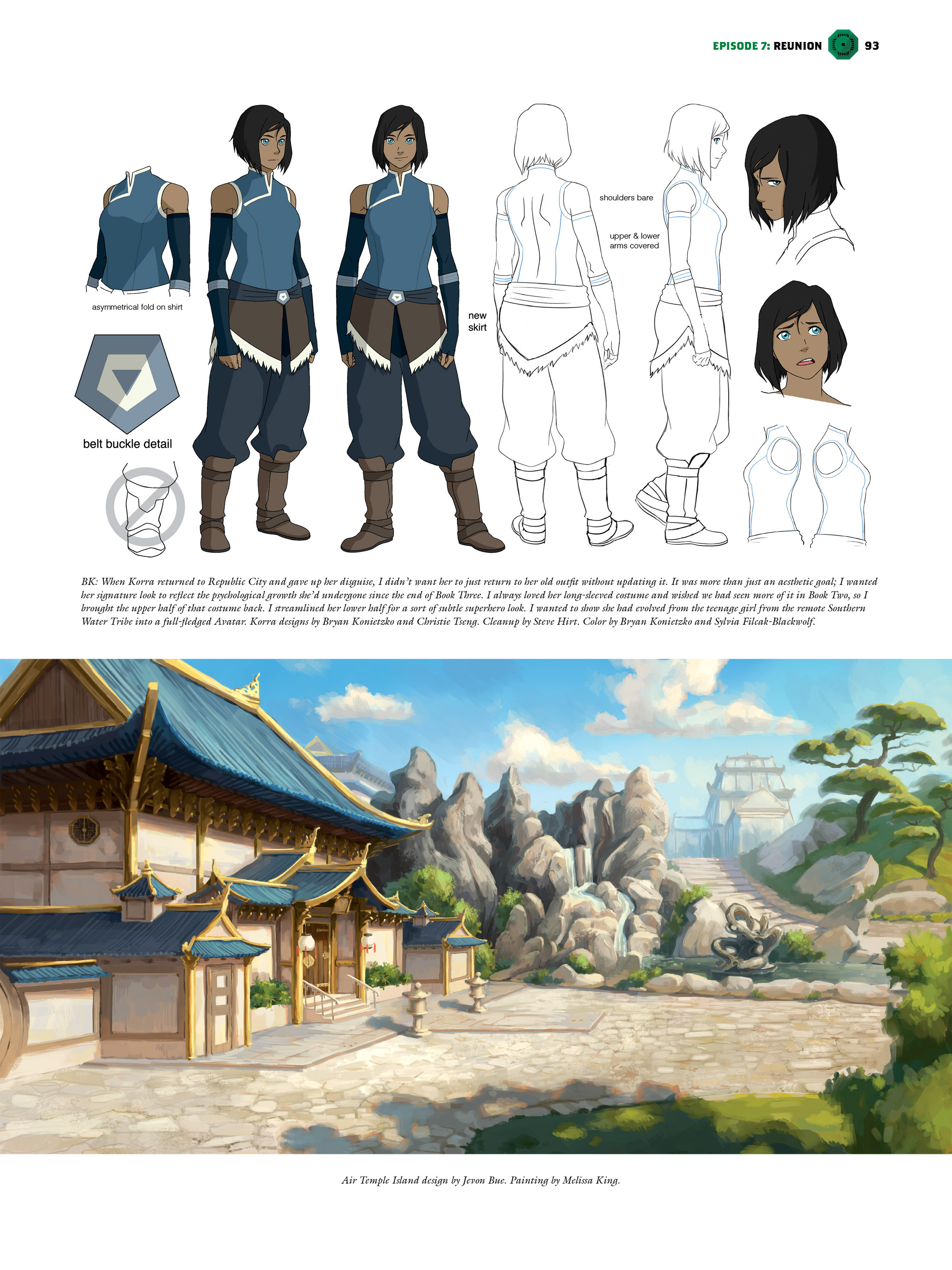 Read online The Legend of Korra: The Art of the Animated Series comic -  Issue # TPB 4 - 87