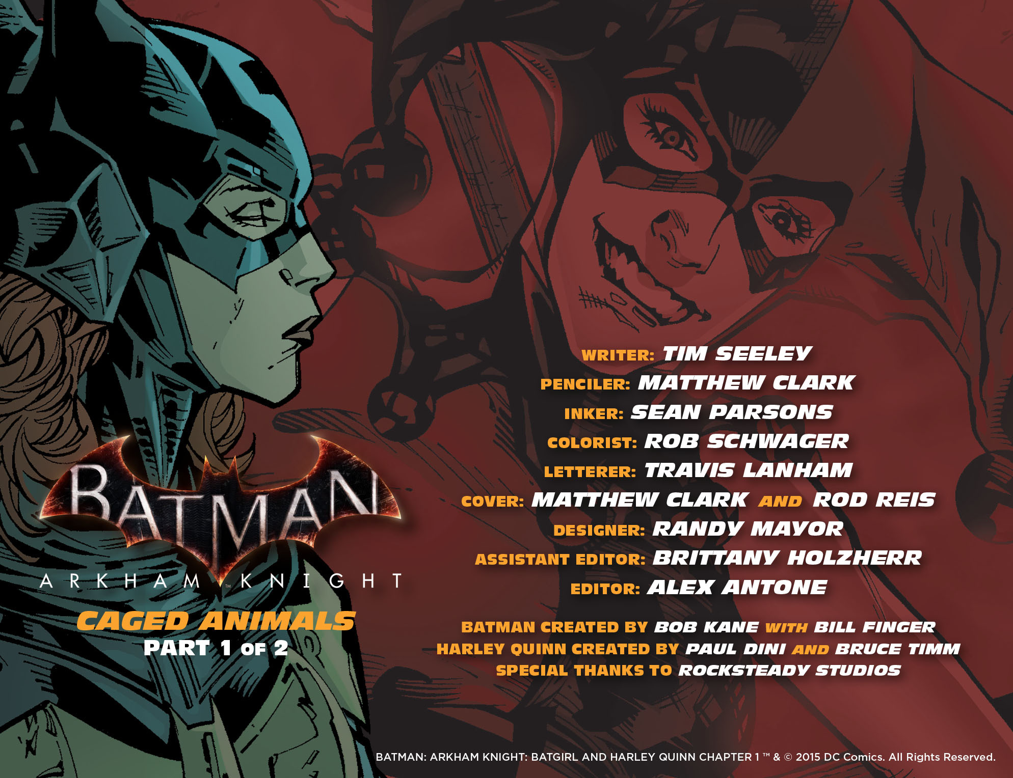 Read online Batman: Arkham Knight: Batgirl & Harley Quinn comic -  Issue #1 - 3