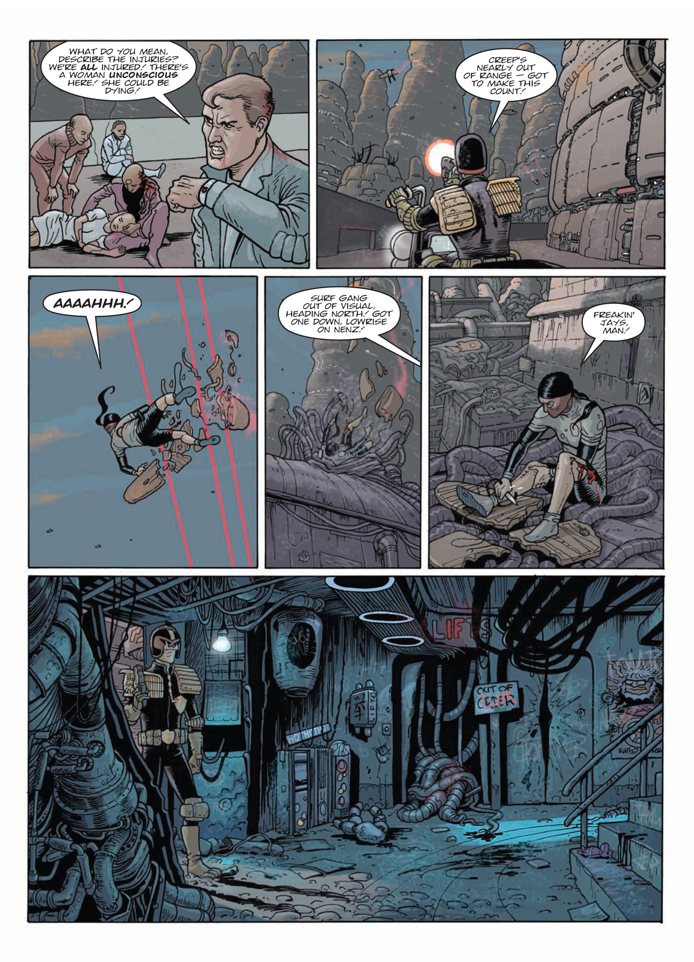 Read online Judge Dredd: Day of Chaos: Fallout comic -  Issue # TPB (Part 2) - 84