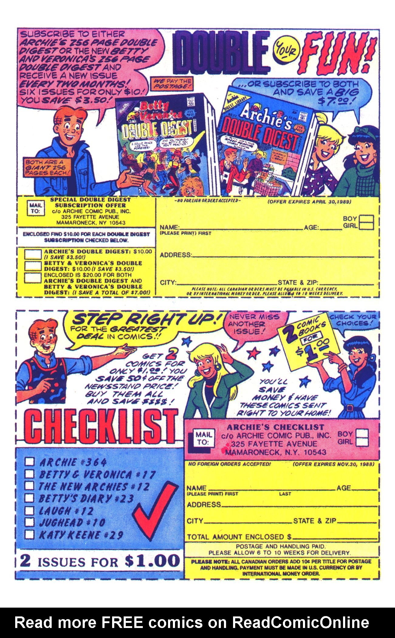Read online Archie Giant Series Magazine comic -  Issue #594 - 25