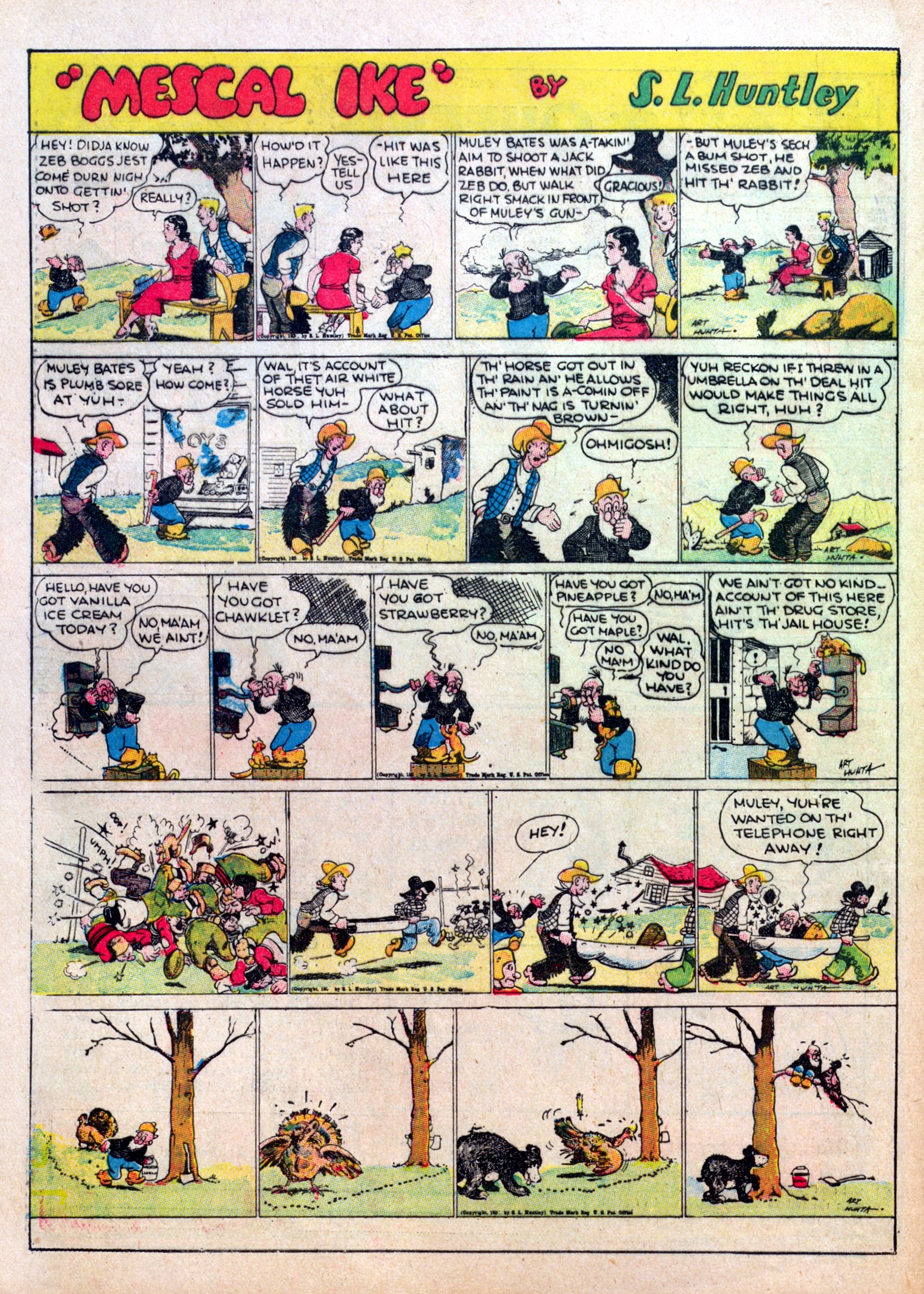 Read online Famous Funnies comic -  Issue #12 - 54