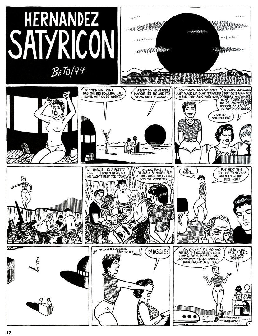 Read online Love and Rockets (1982) comic -  Issue #46 - 14