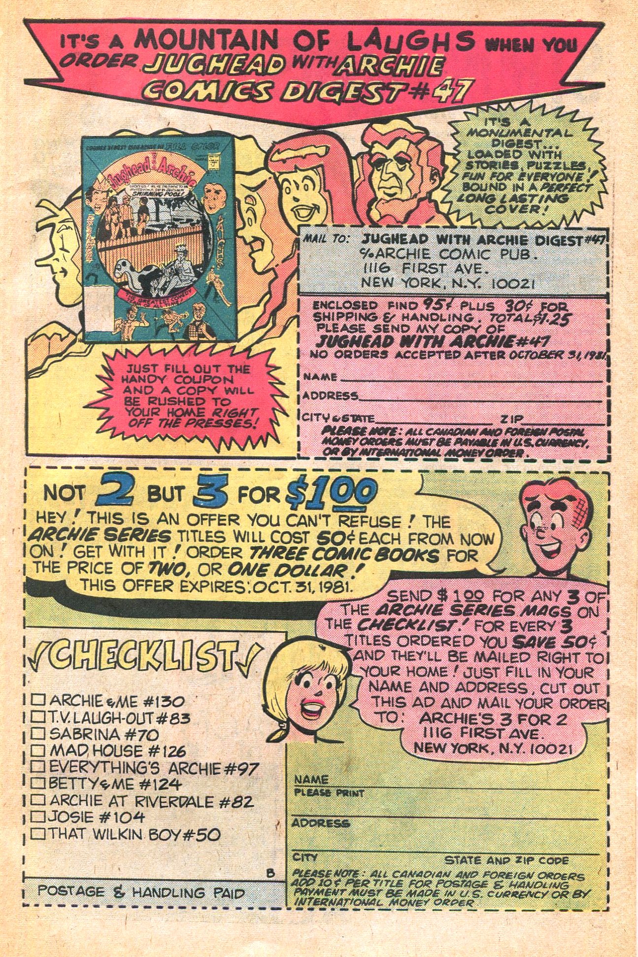 Read online Archie's Joke Book Magazine comic -  Issue #281 - 27