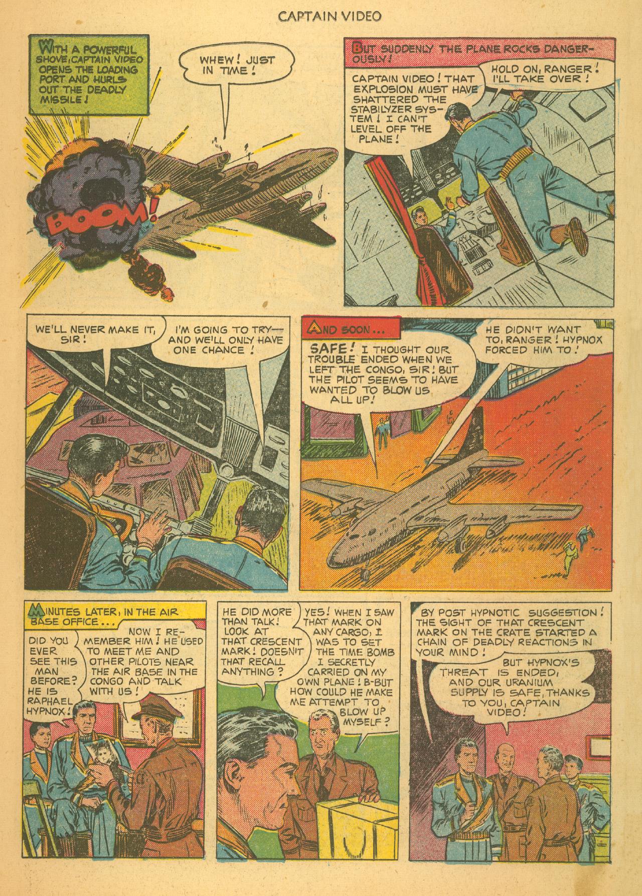 Read online Captain Video comic -  Issue # 006 (1951) 36pg c2c Fawcet (JVJ-Geo) - 15