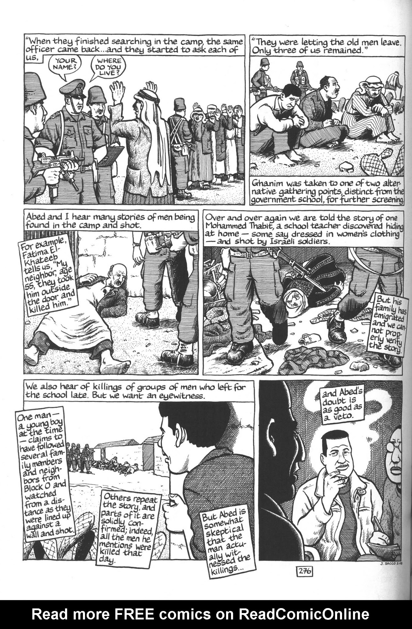 Read online Footnotes in Gaza comic -  Issue # TPB - 294