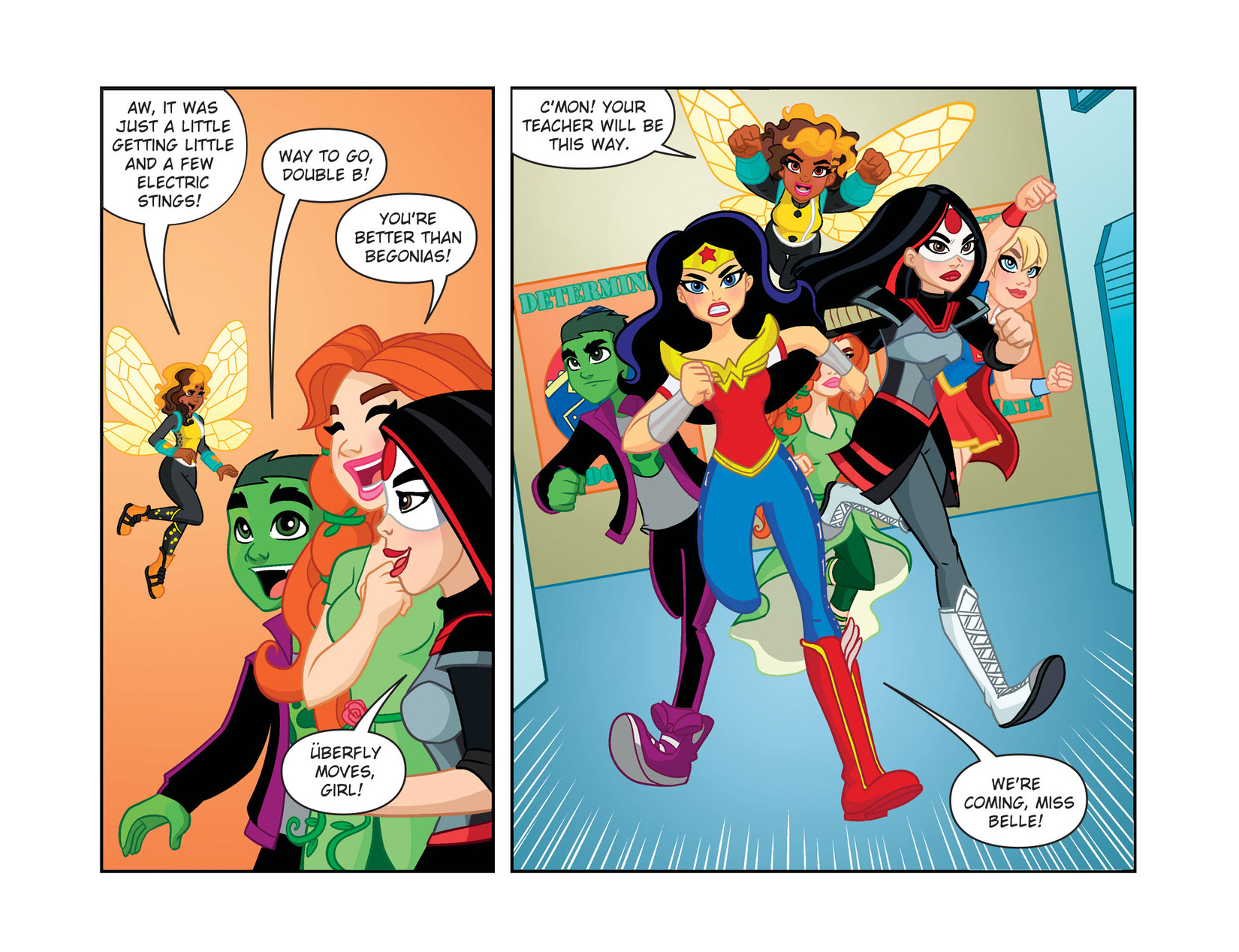 Read online DC Super Hero Girls: Past Times at Super Hero High comic -  Issue #8 - 16