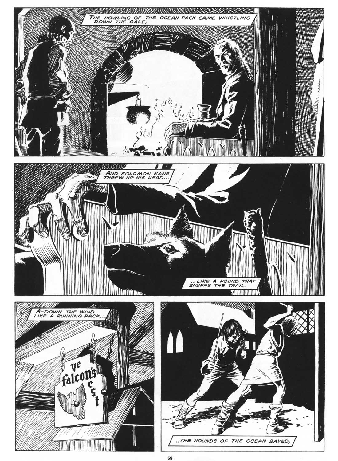 Read online The Savage Sword Of Conan comic -  Issue #162 - 61