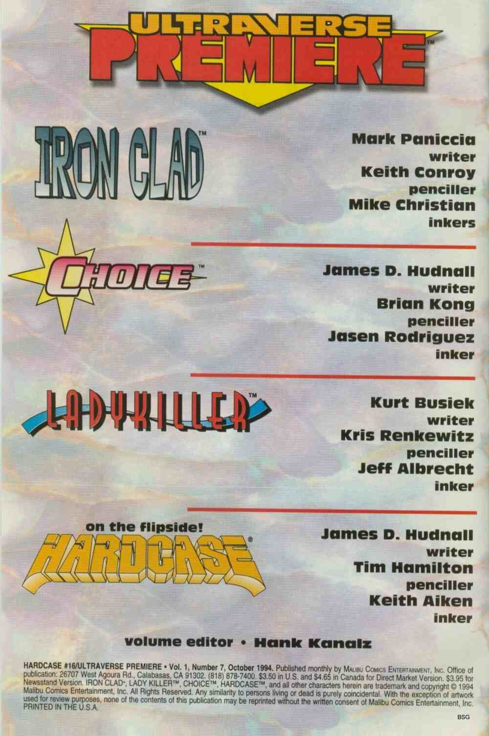 Read online Ultraverse Premiere comic -  Issue #7 - 2