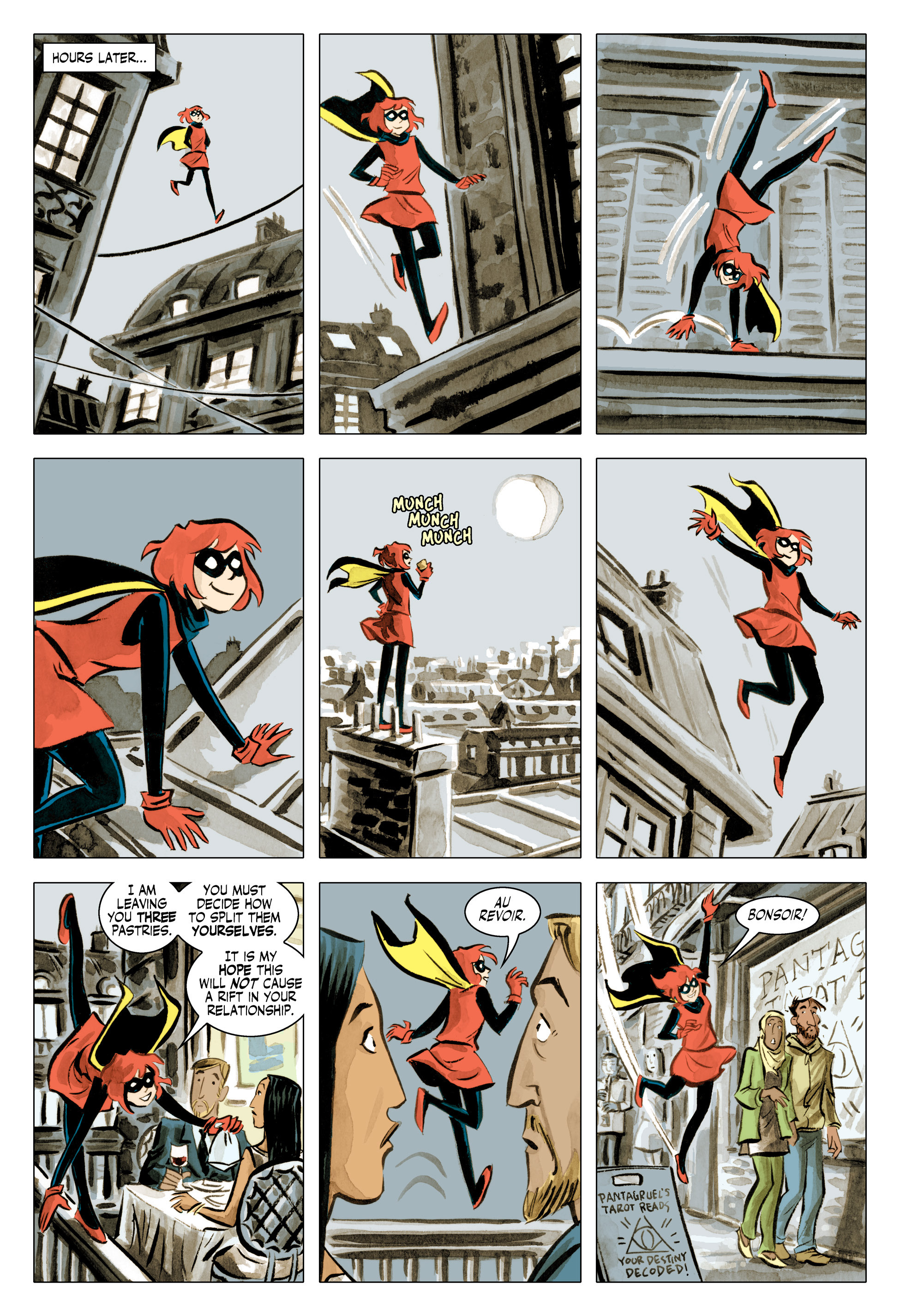 Read online Bandette (2012) comic -  Issue #15 - 17