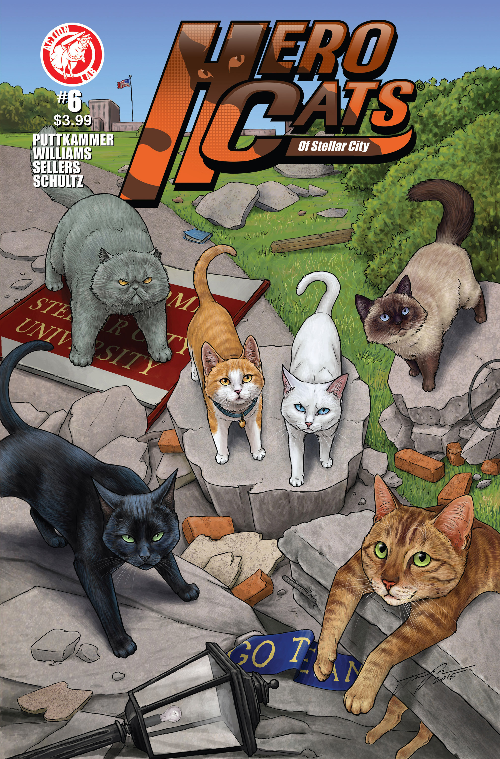 Read online Hero Cats comic -  Issue #6 - 1
