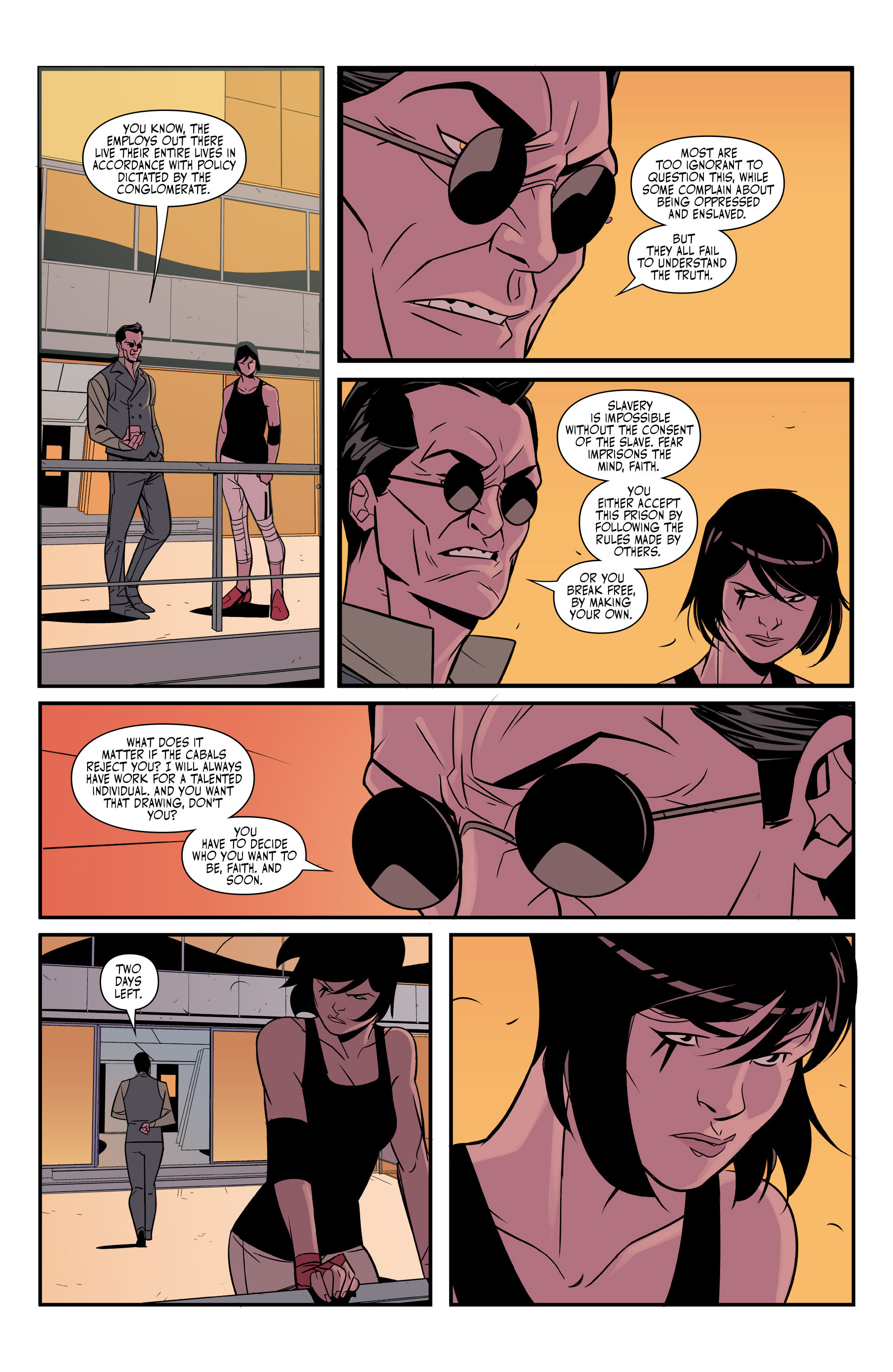 Read online Mirror's Edge: Exordium comic -  Issue #4 - 16