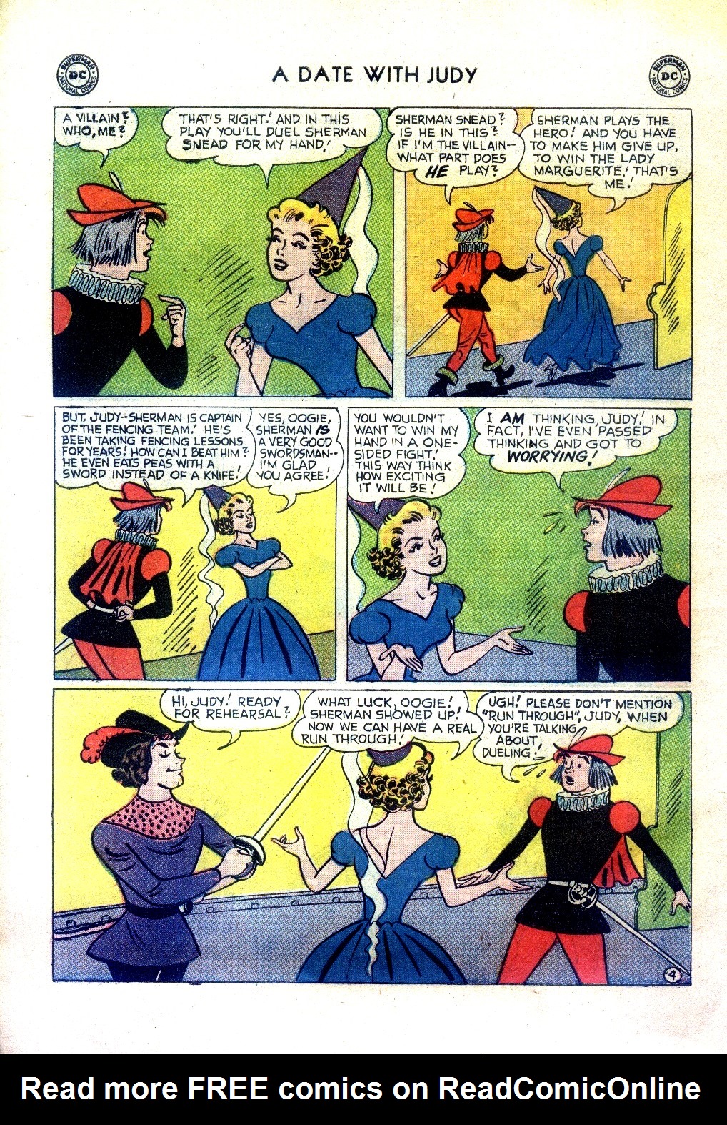 Read online A Date with Judy comic -  Issue #65 - 6
