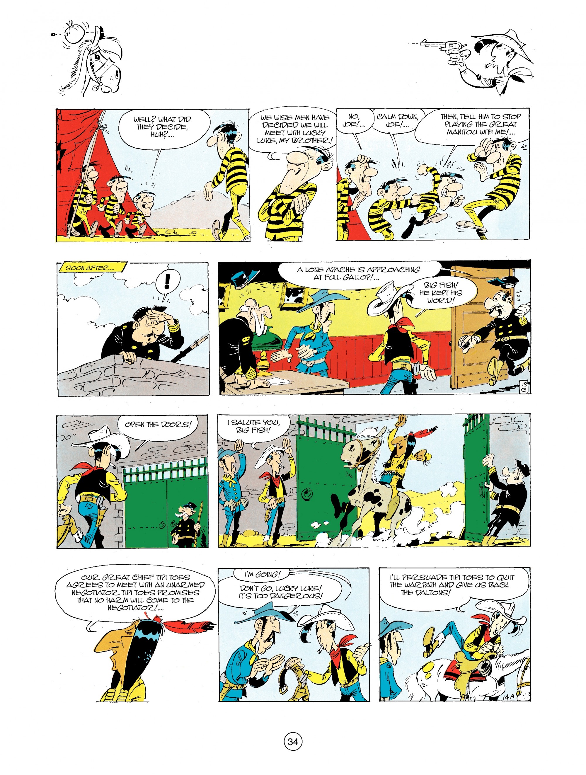 Read online A Lucky Luke Adventure comic -  Issue #34 - 34