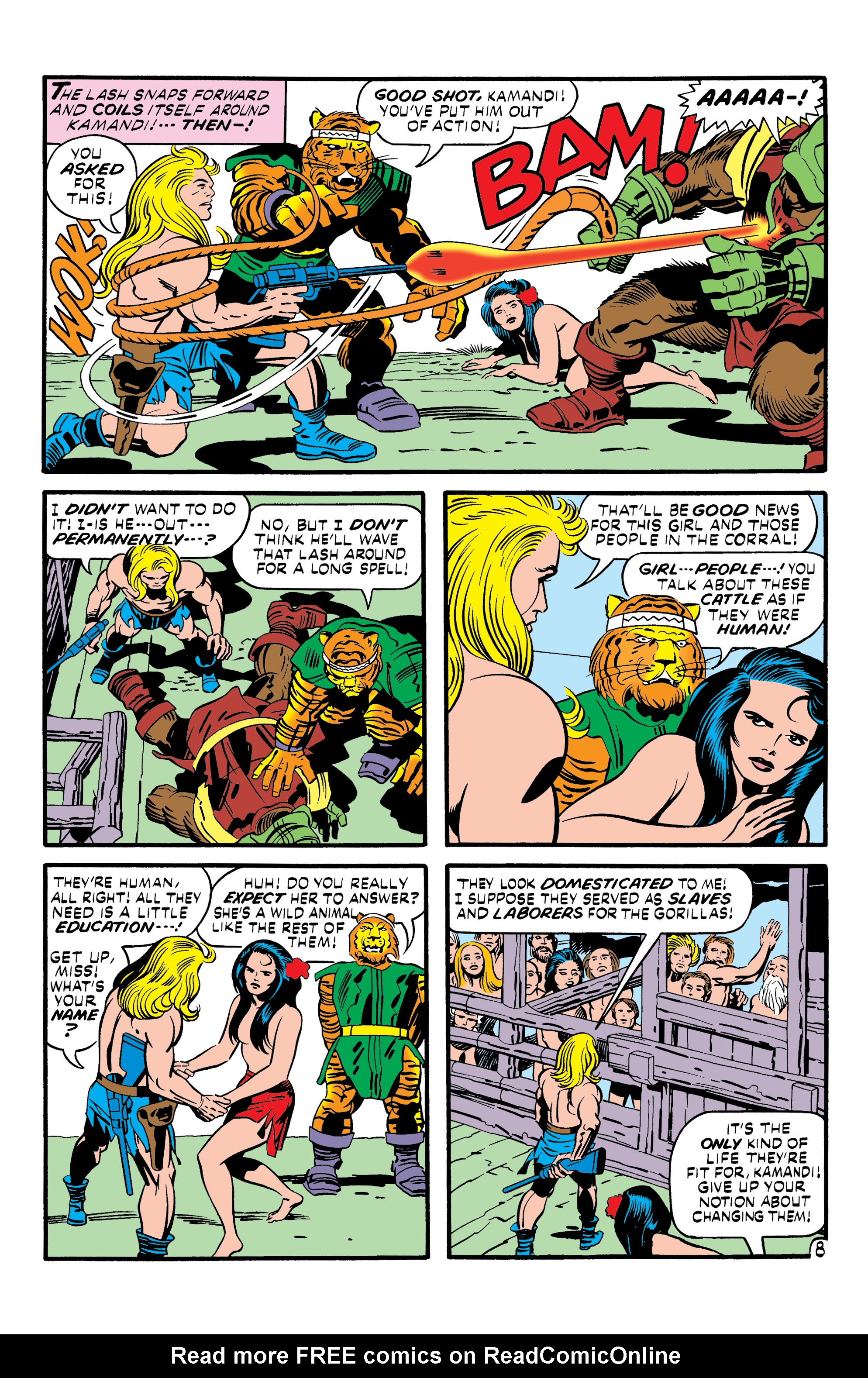Read online Kamandi, The Last Boy On Earth comic -  Issue #5 - 8