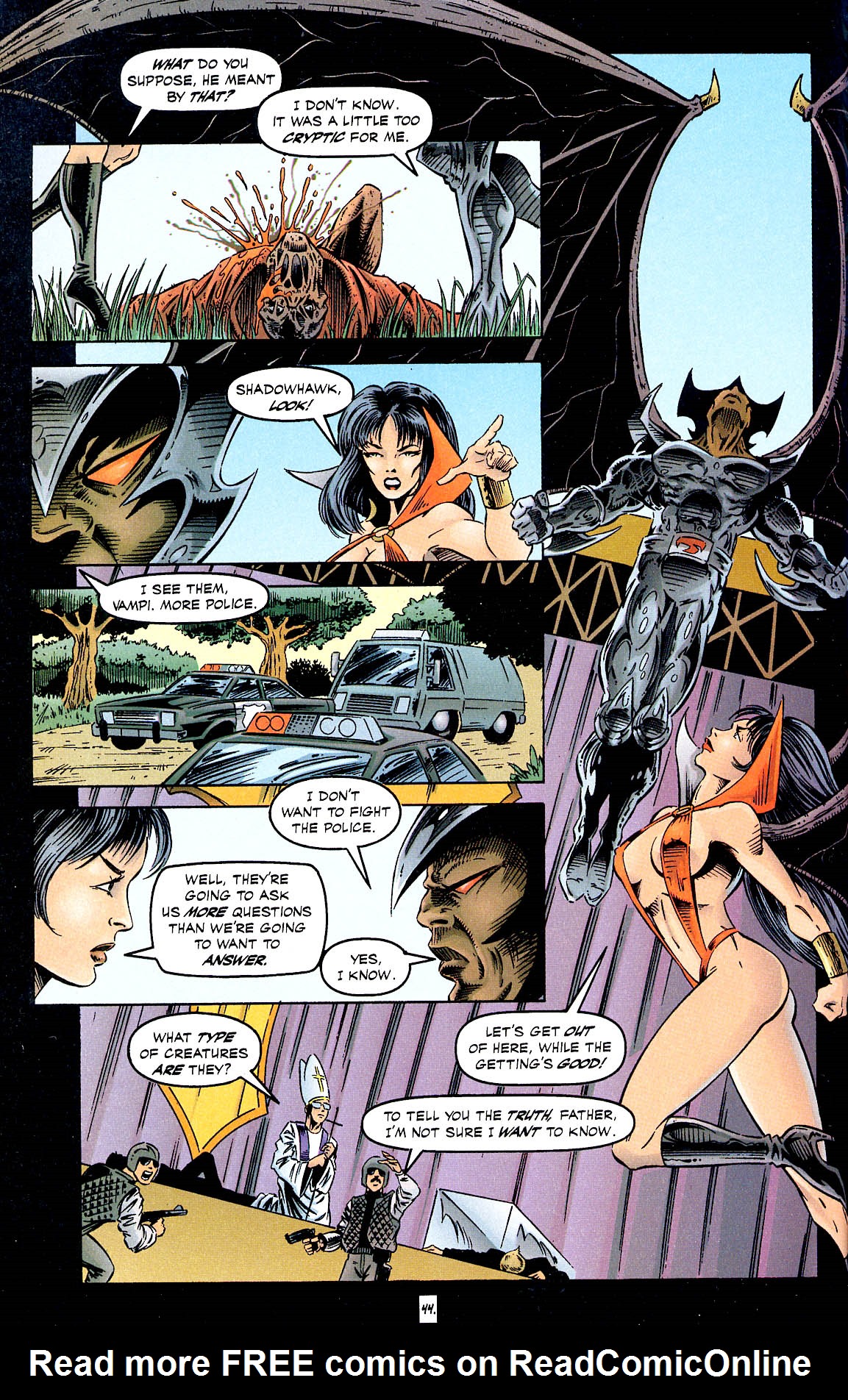 Read online Shadowhawk/Vampirella: Creatures of the Night comic -  Issue # Full - 35