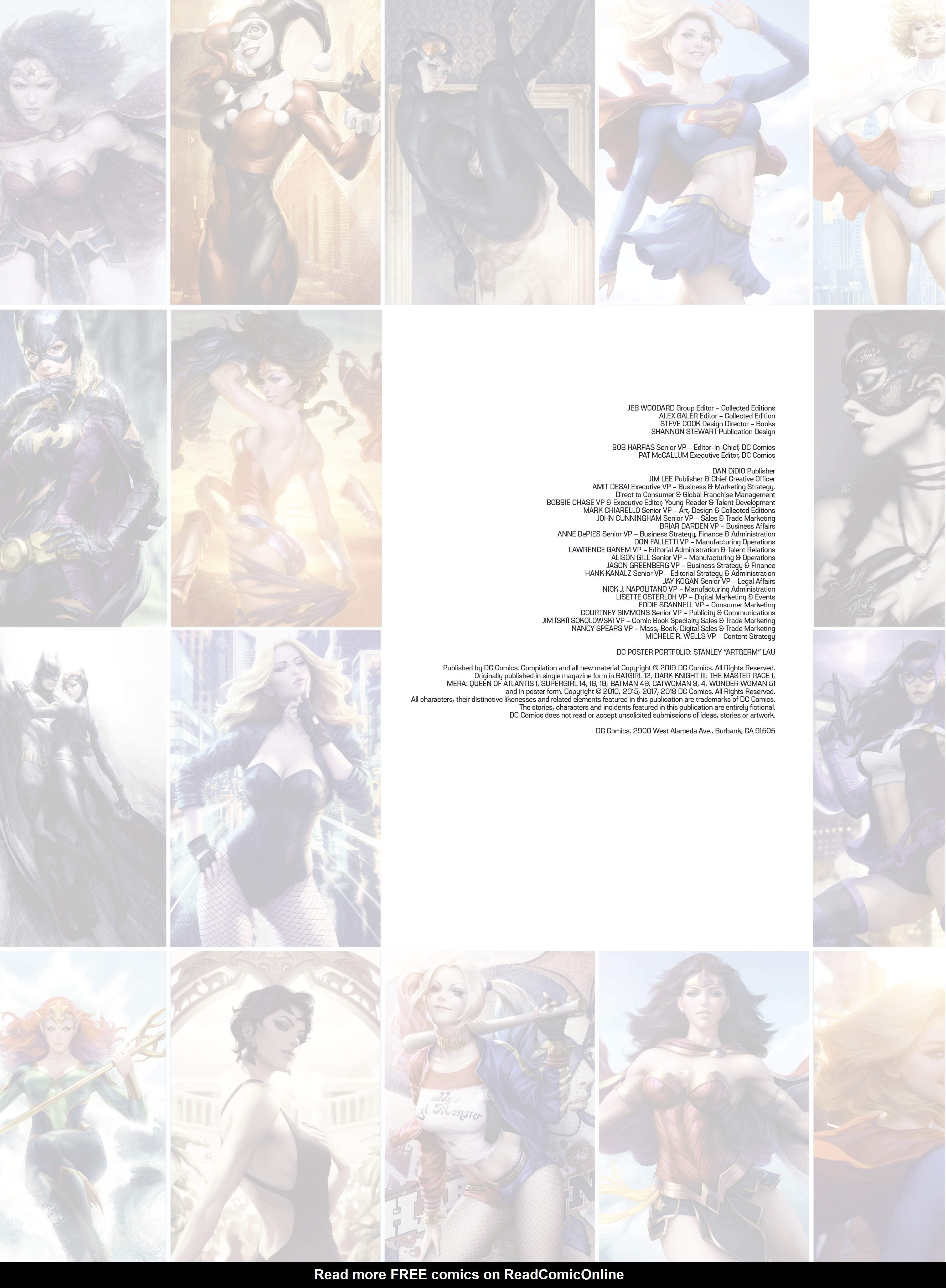 Read online DC Poster Portfolio: Stanley Artgerm Lau comic -  Issue # Full - 4