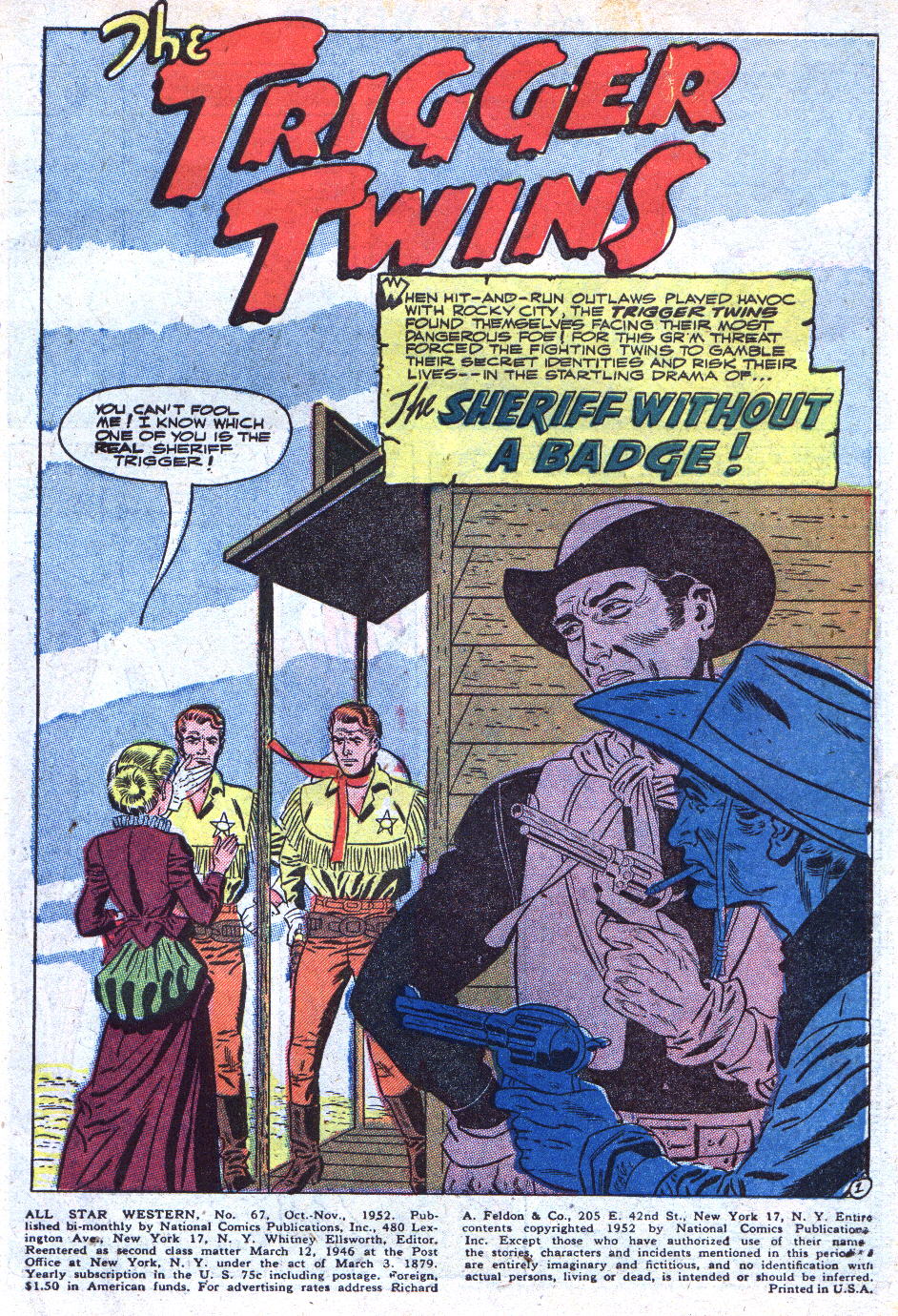 Read online All-Star Western (1951) comic -  Issue #67 - 3