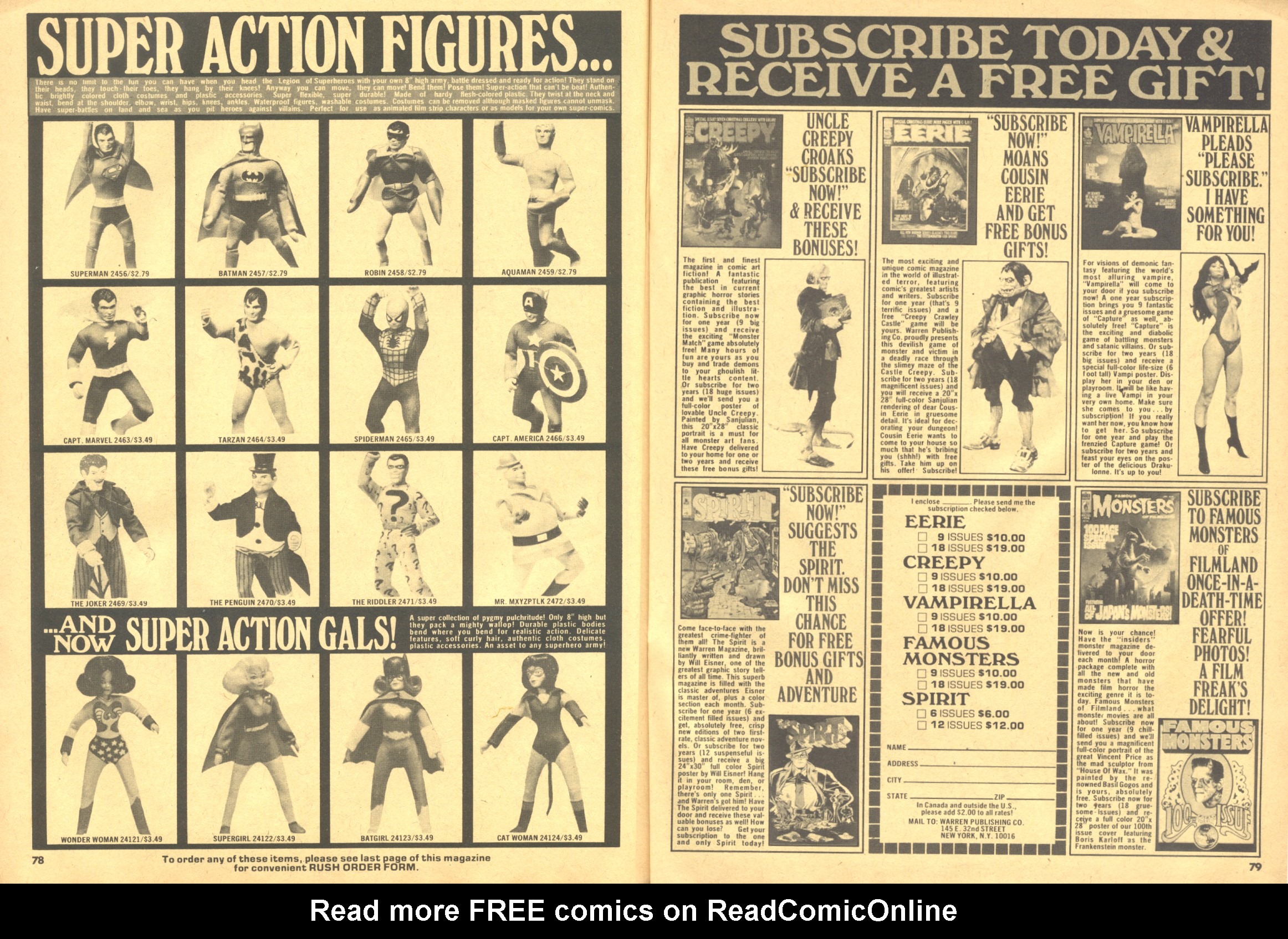 Read online Creepy (1964) comic -  Issue #68 - 72