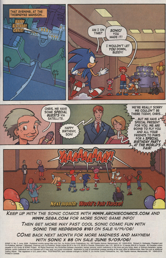 Read online Sonic X comic -  Issue #7 - 33